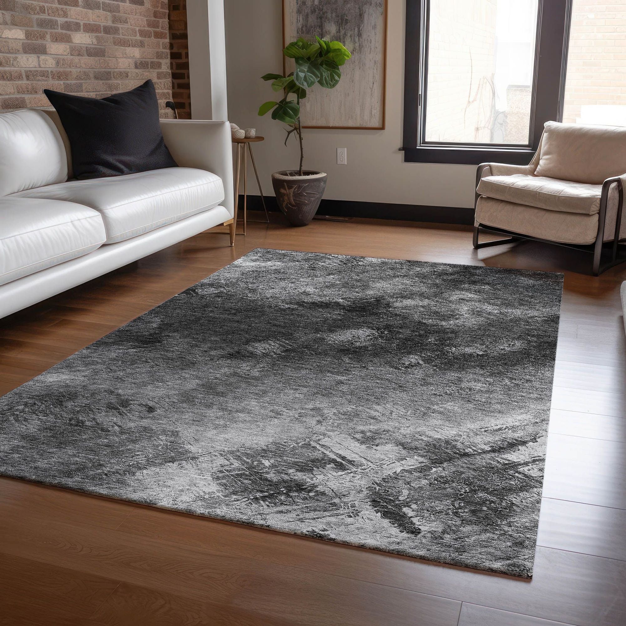 Machine Made ACN590 Gray  Rugs #color_gray 