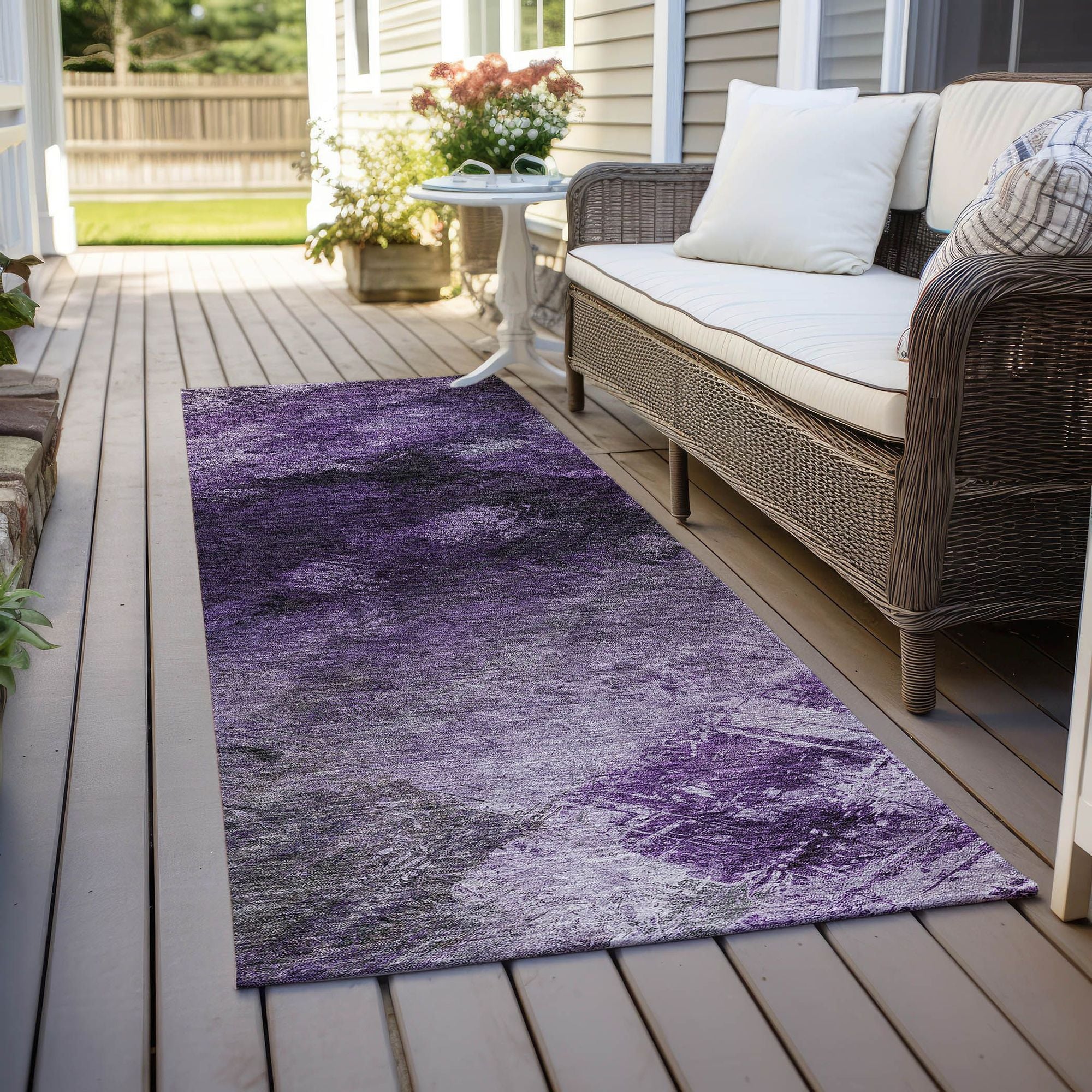 Machine Made ACN590 Purple  Rugs #color_purple 