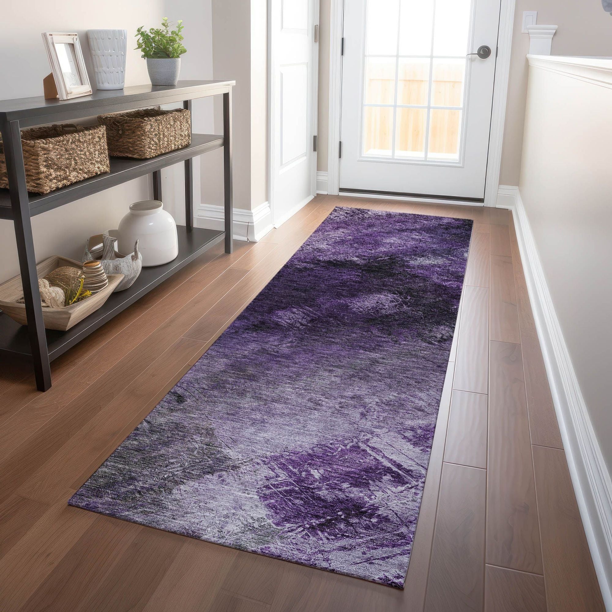 Machine Made ACN590 Purple  Rugs #color_purple 