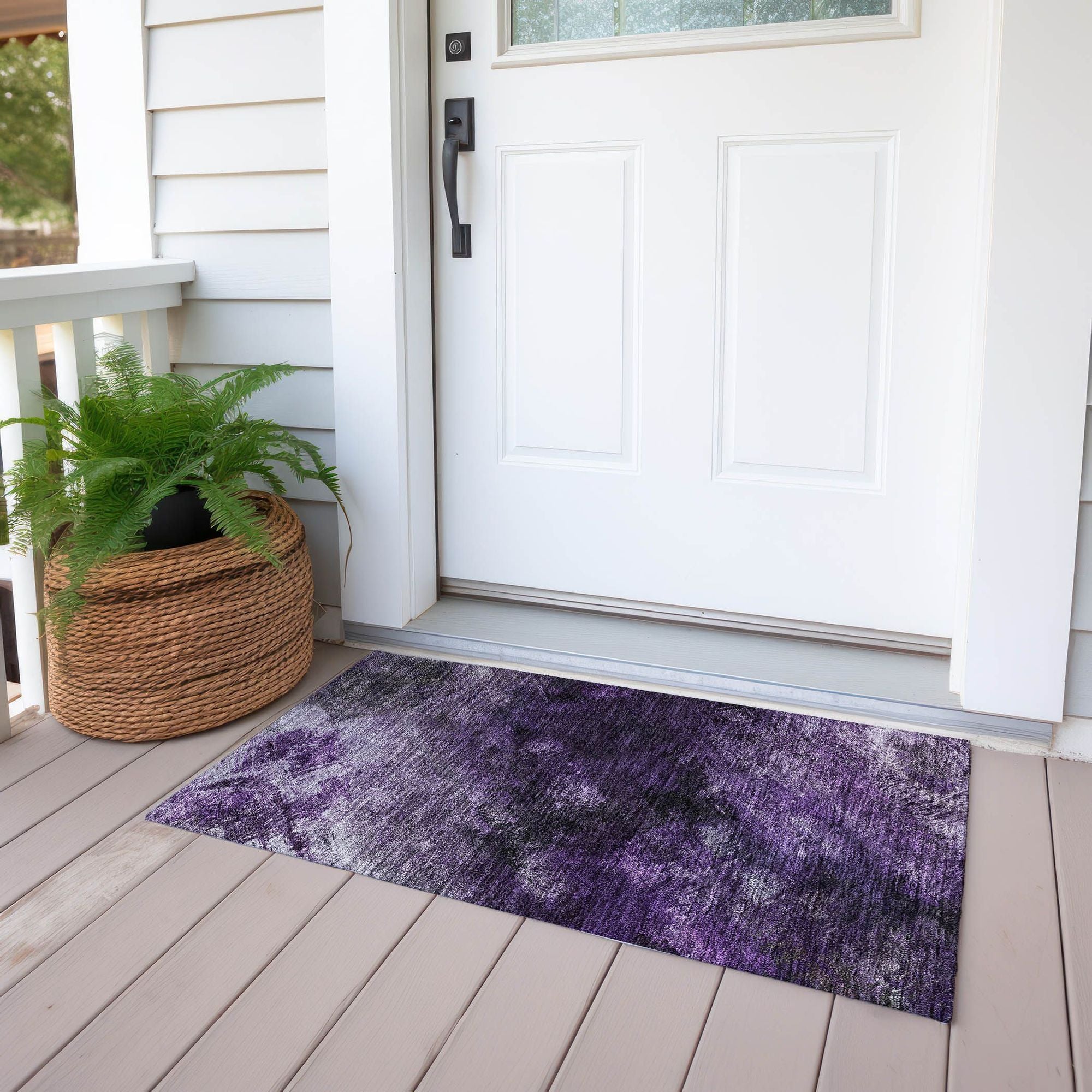 Machine Made ACN590 Purple  Rugs #color_purple 