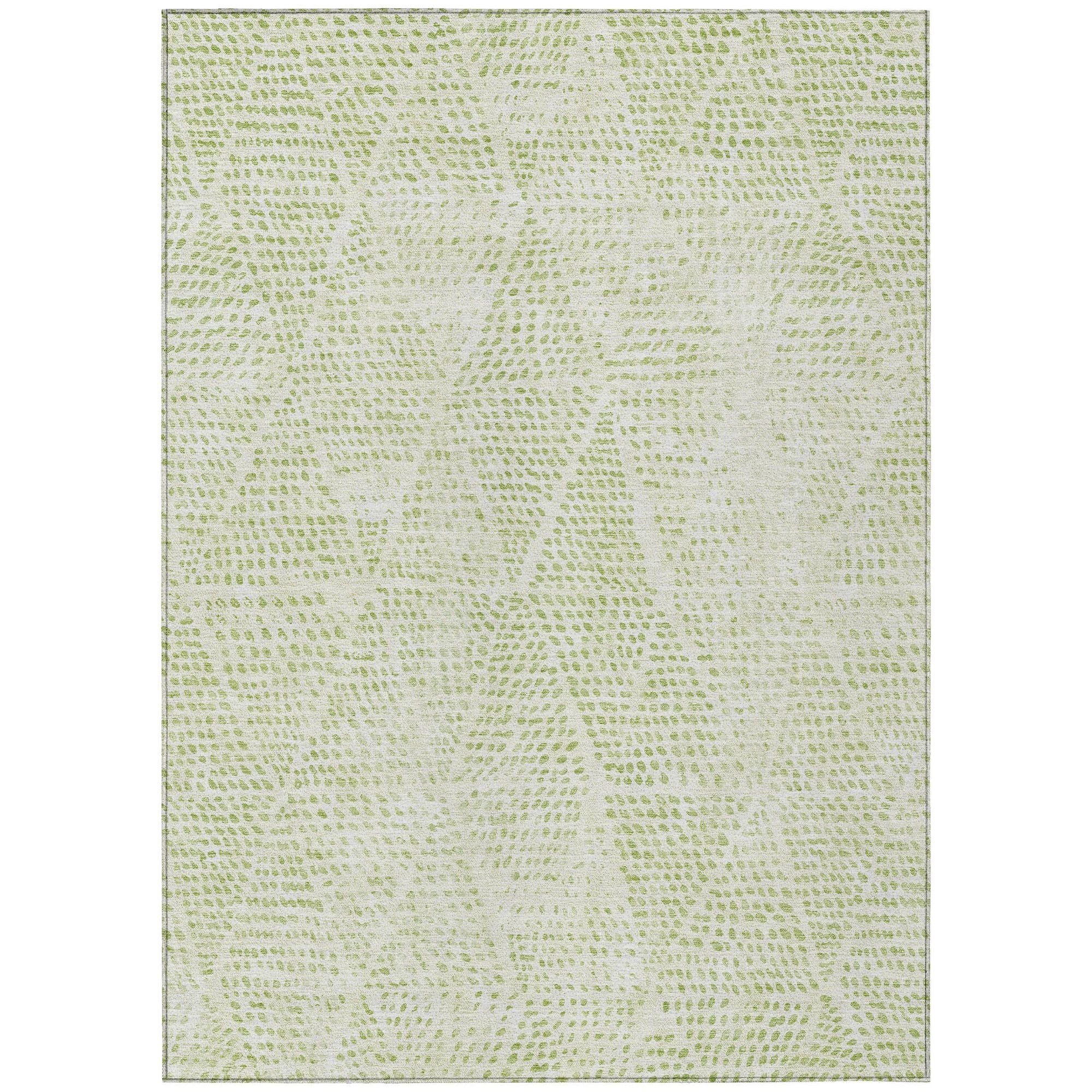 Machine Made ACN591 Aloe Green Rugs #color_aloe green