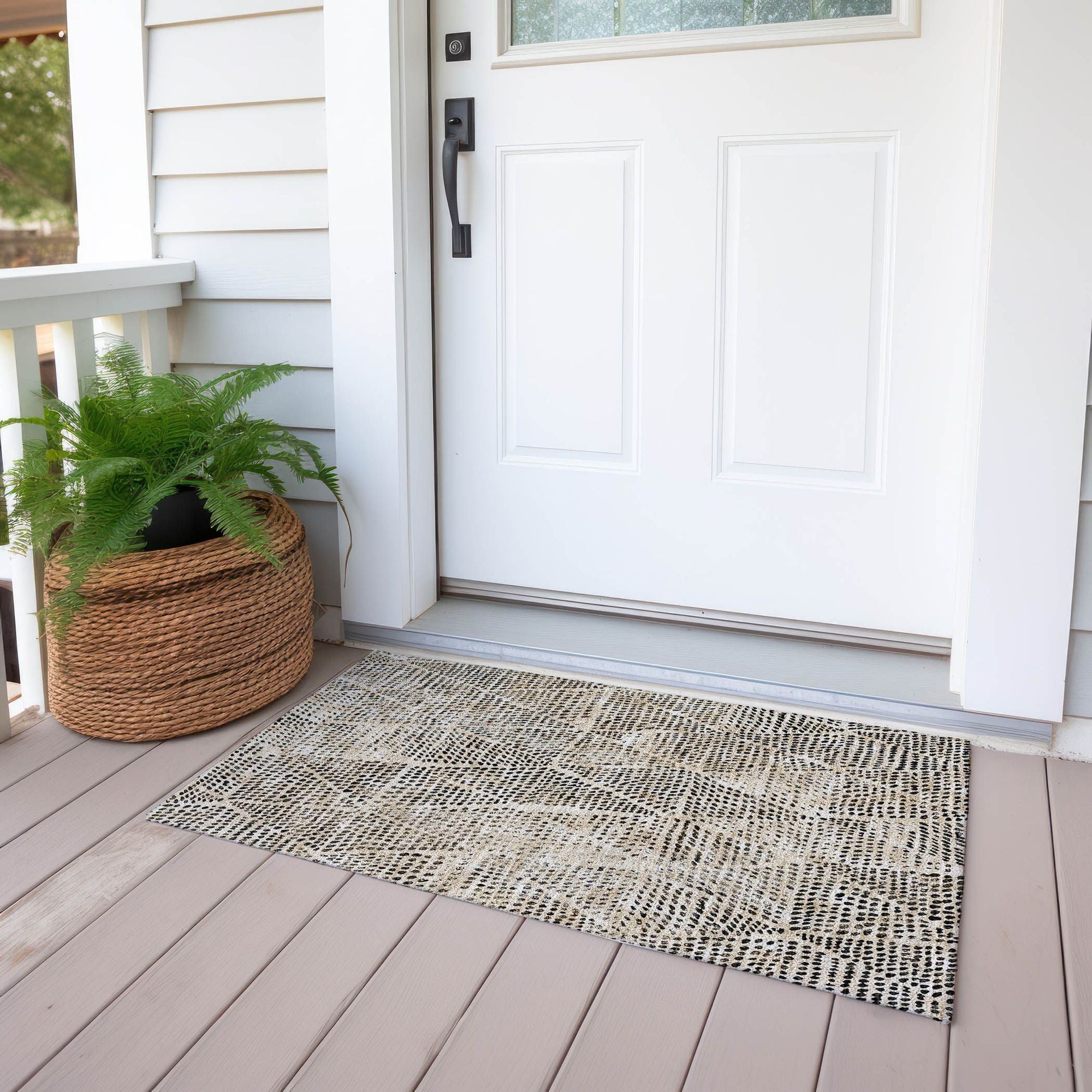 Machine Made ACN591 Beige Brown Rugs #color_beige brown