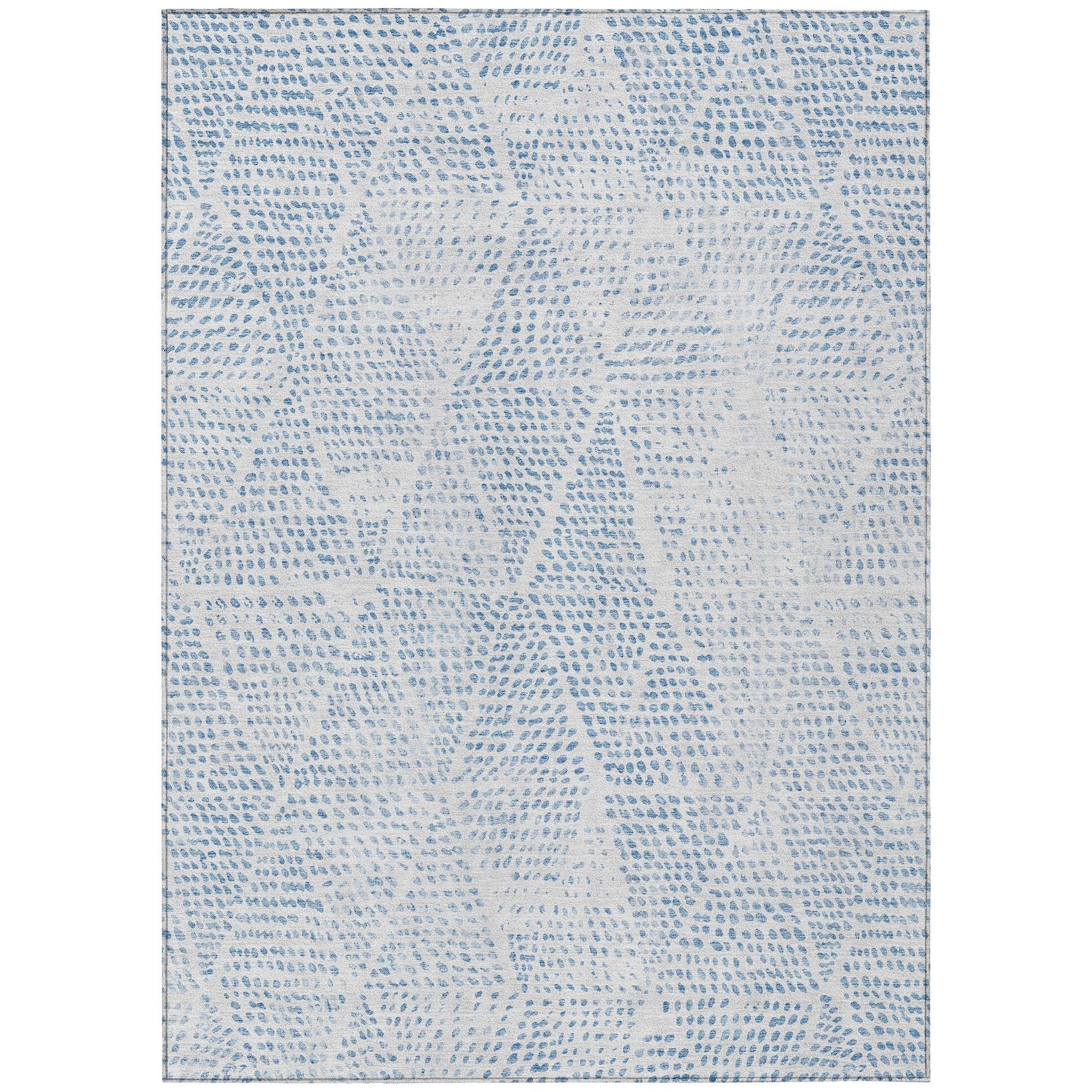 Machine Made ACN591 Denim Blue Rugs #color_denim blue