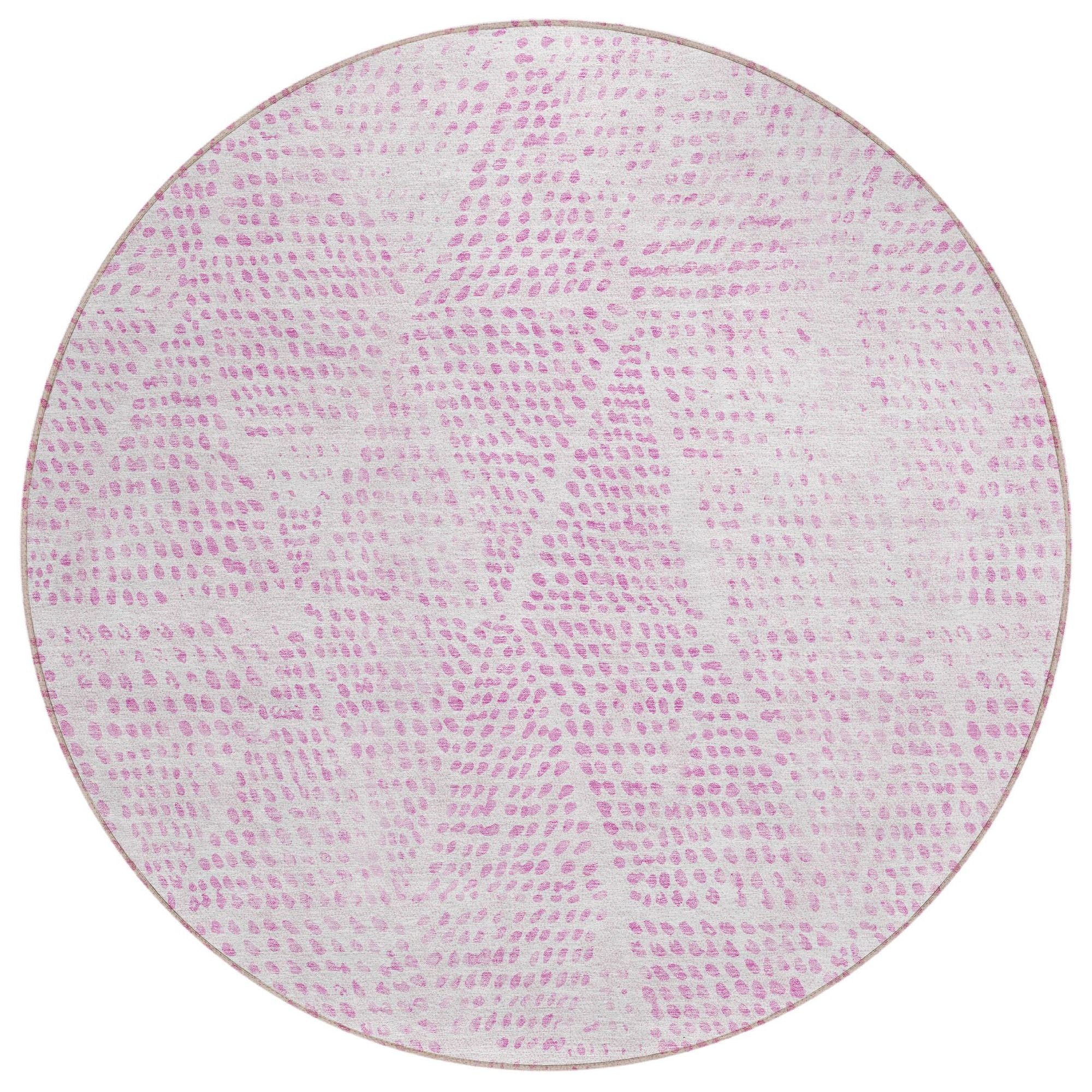 Machine Made ACN591 Pink  Rugs #color_pink 