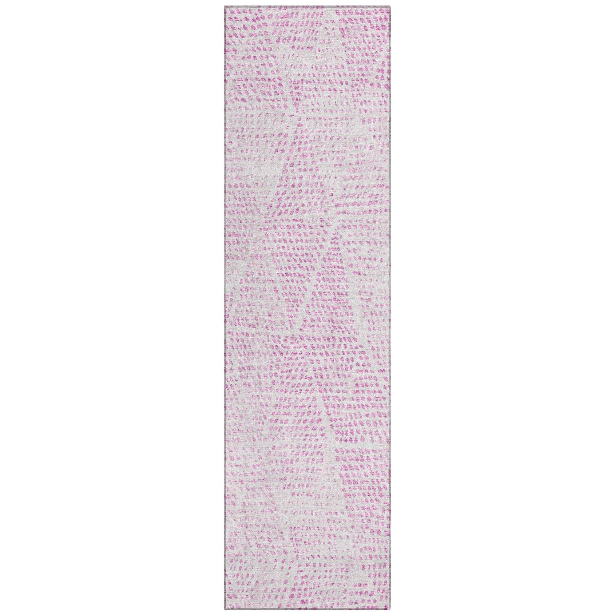 Machine Made ACN591 Pink  Rugs #color_pink 