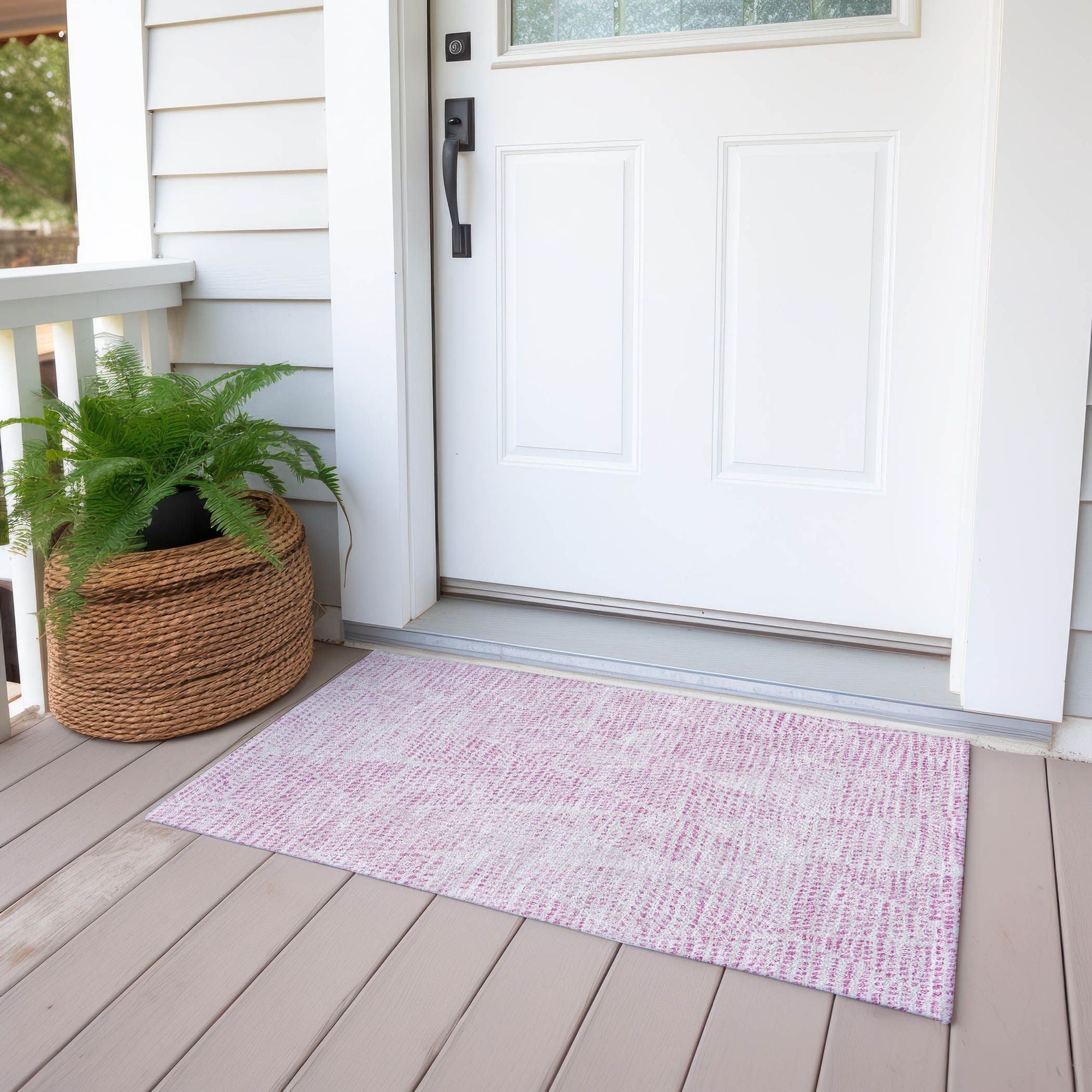 Machine Made ACN591 Pink  Rugs #color_pink 