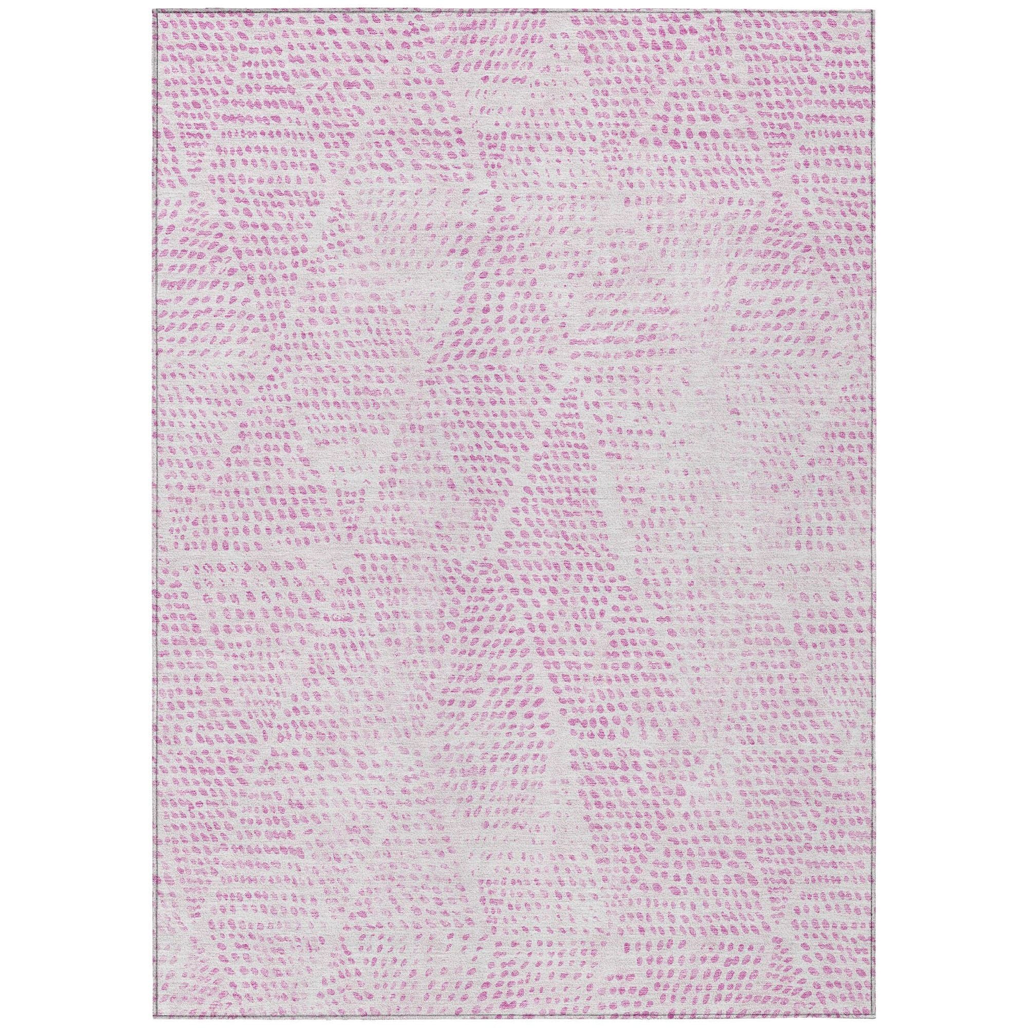 Machine Made ACN591 Pink  Rugs #color_pink 