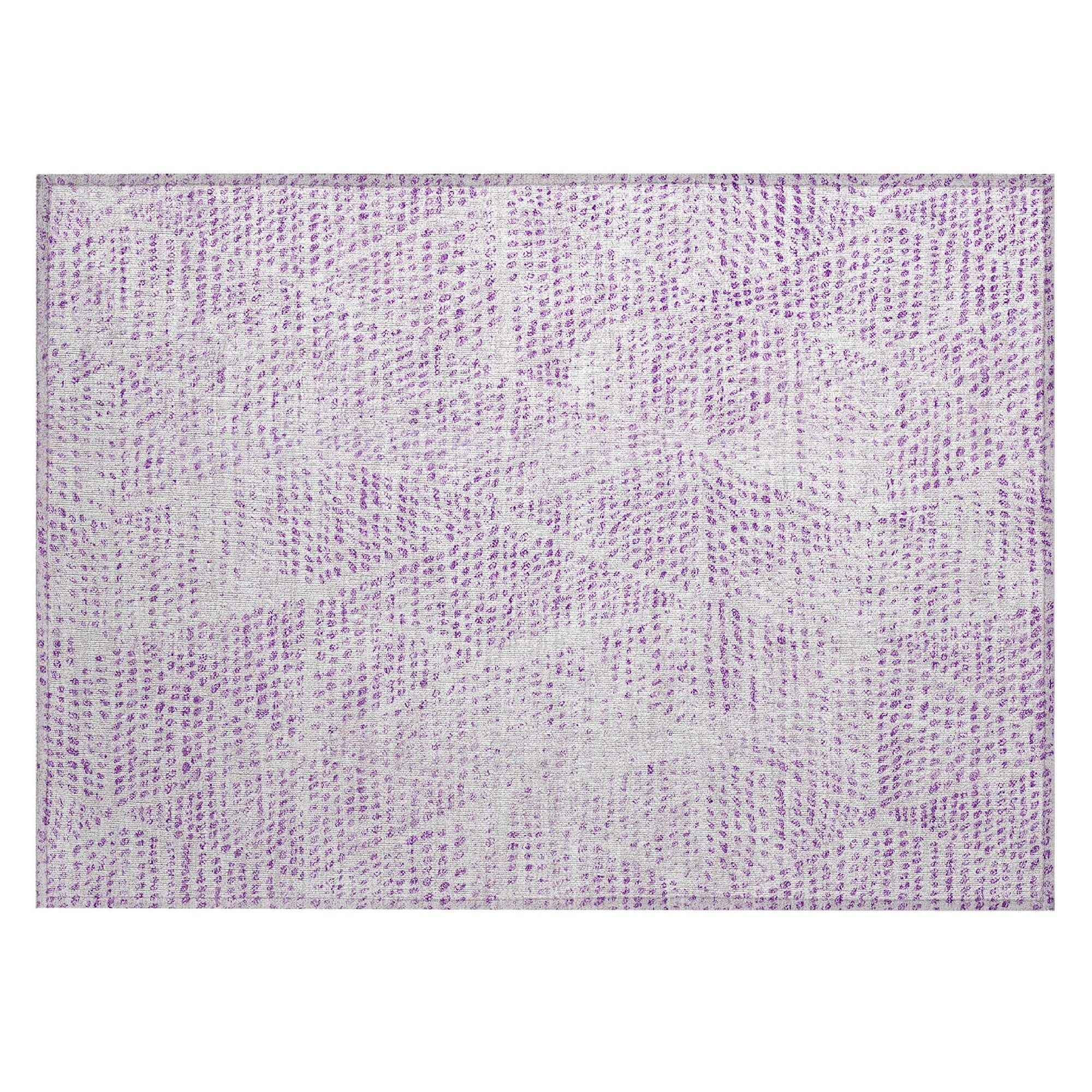 Machine Made ACN591 Purple  Rugs #color_purple 