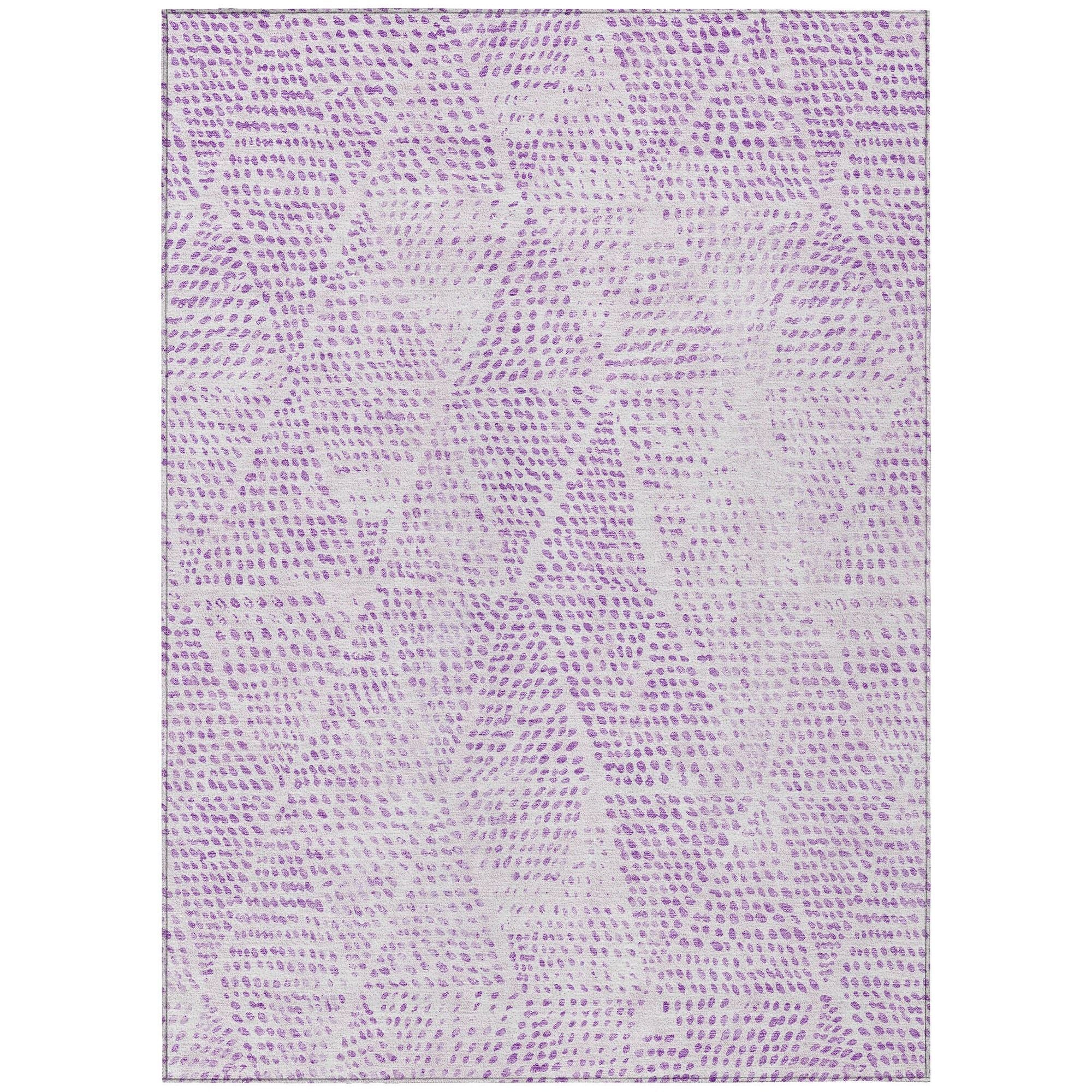 Machine Made ACN591 Purple  Rugs #color_purple 