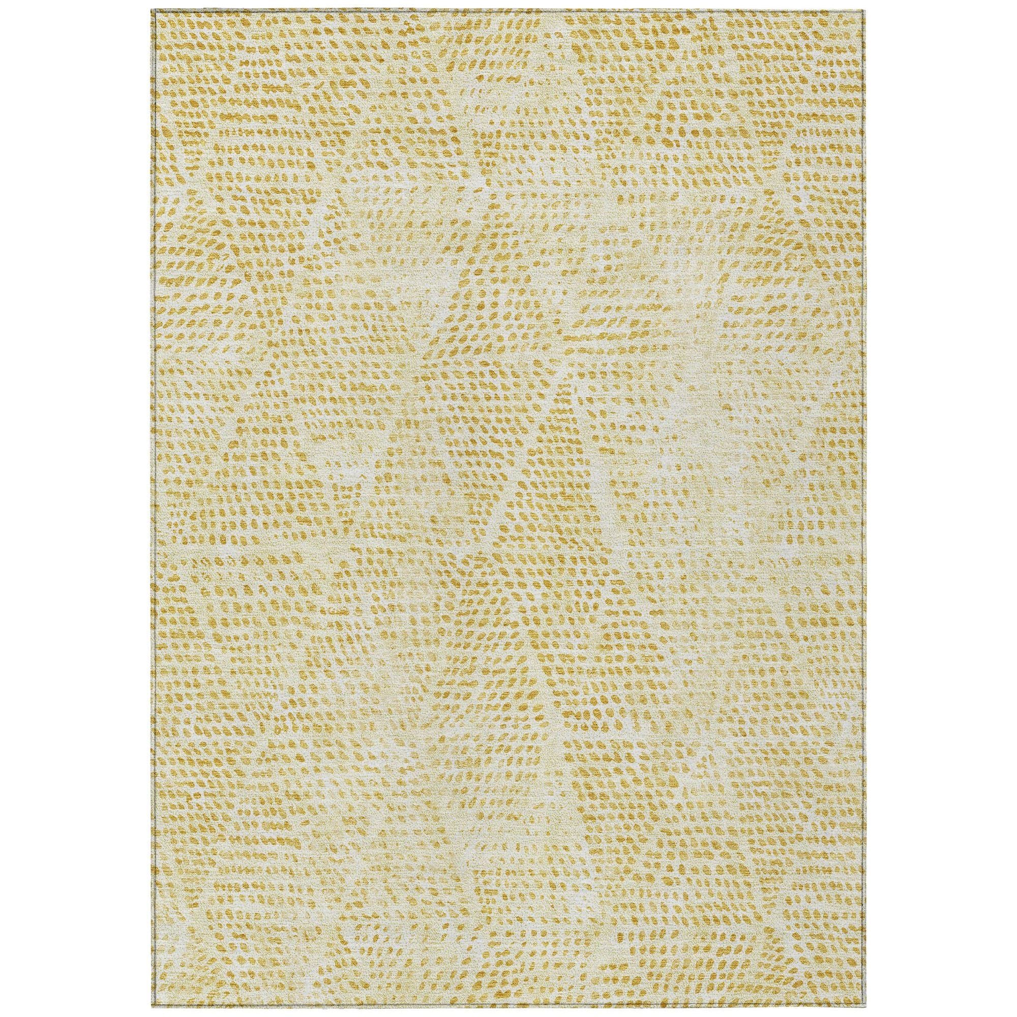 Machine Made ACN591 Wheat Gold Rugs #color_wheat gold