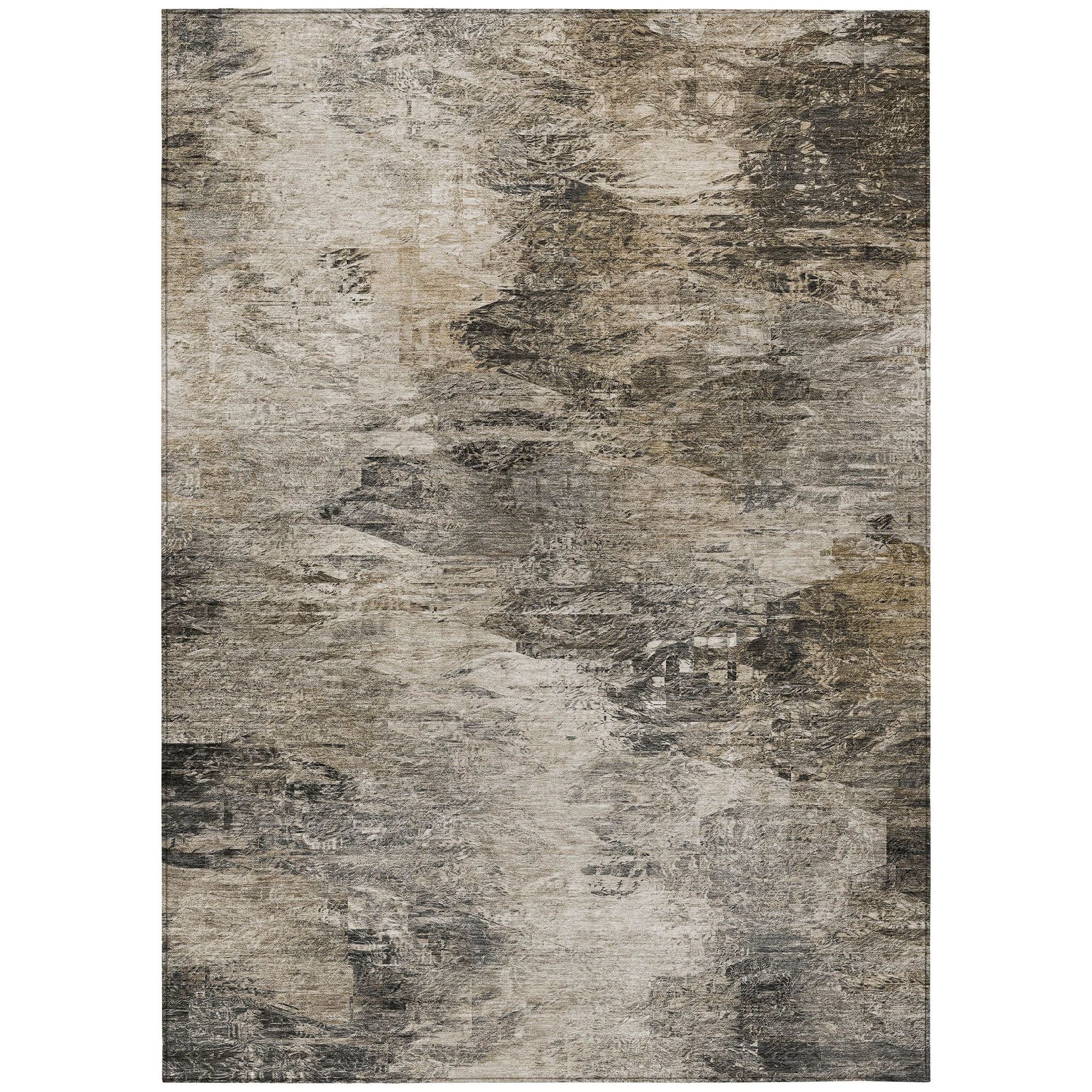 Machine Made ACN592 Taupe Brown Rugs #color_taupe brown