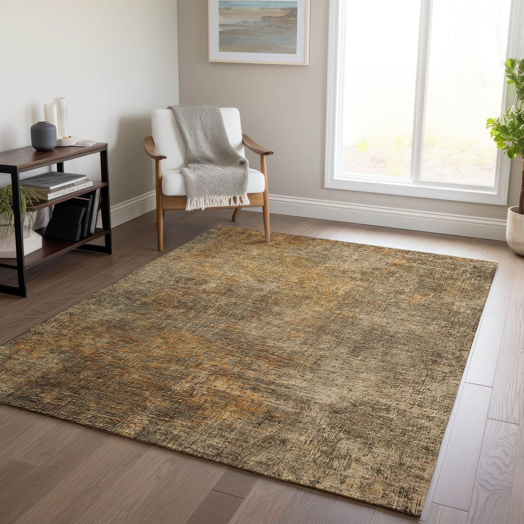 Machine Made ACN593 Brown  Rugs #color_brown 