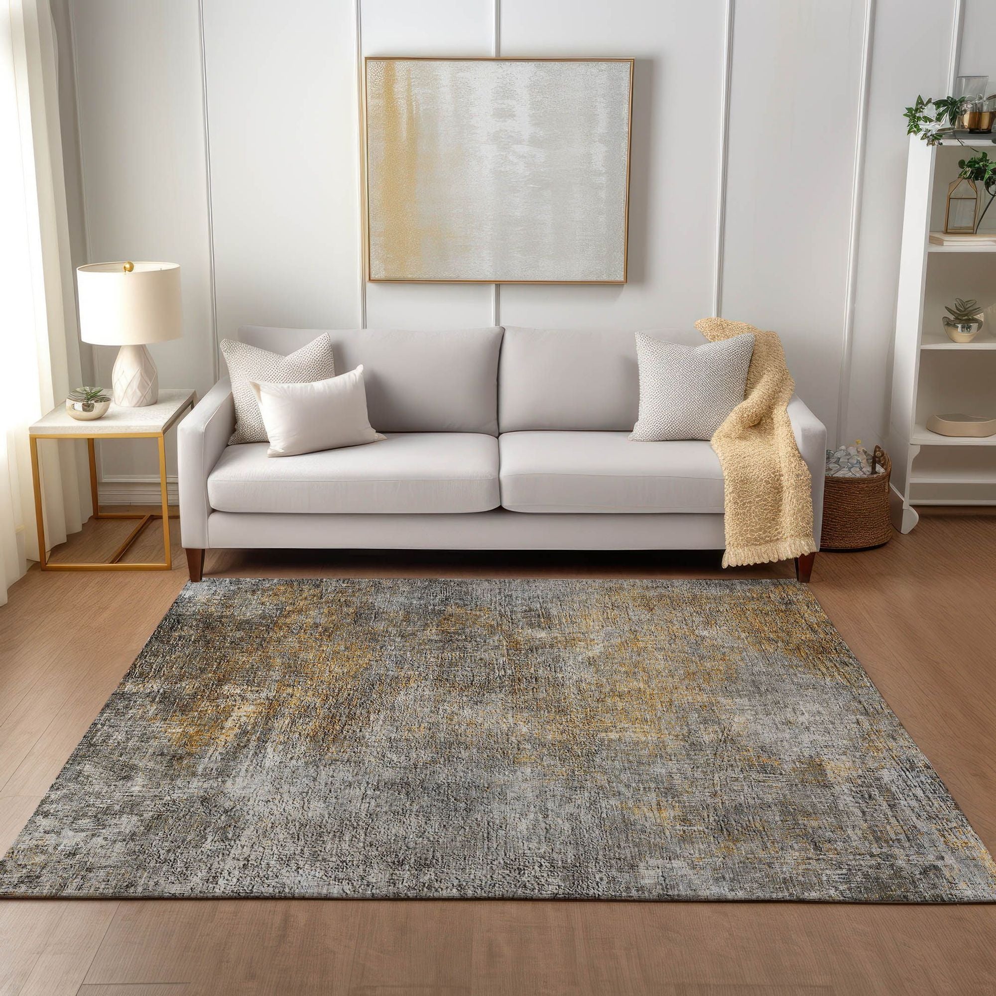 Machine Made ACN593 Gray  Rugs #color_gray 