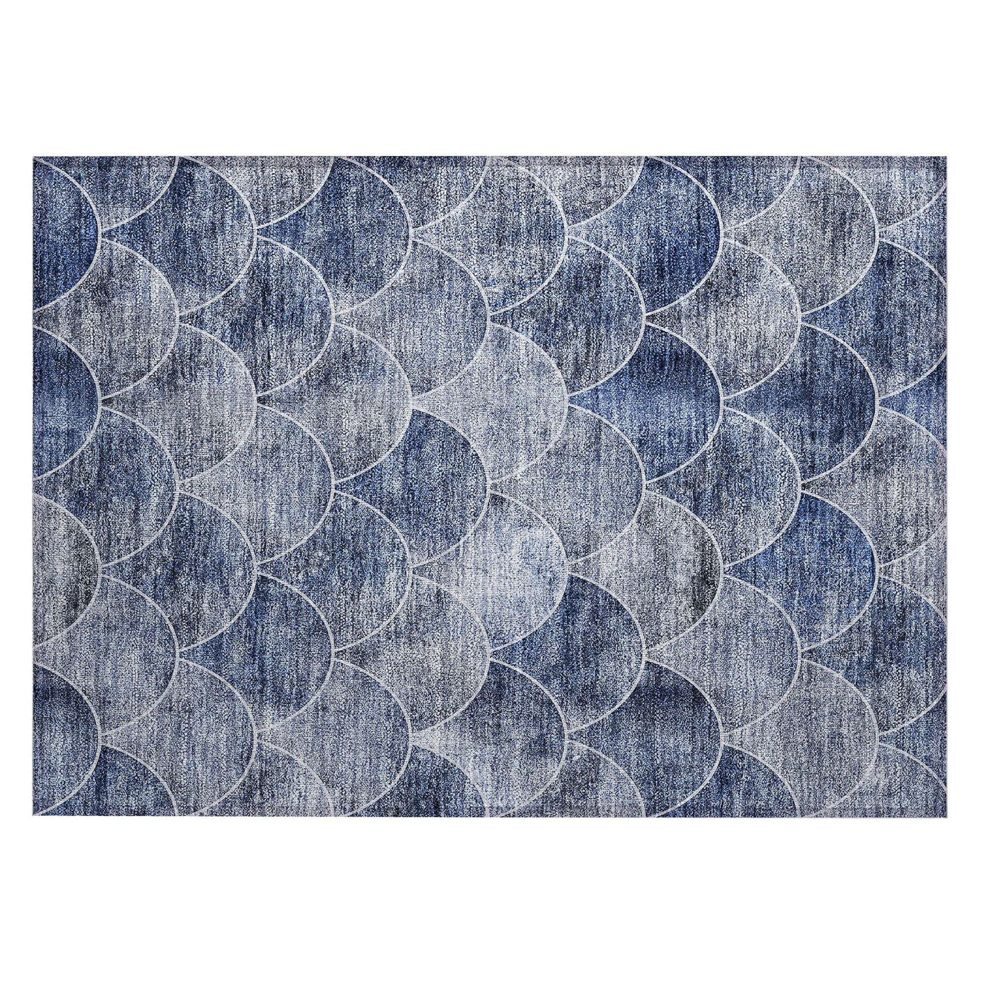 Machine Made ACN594 Blue  Rugs #color_blue 