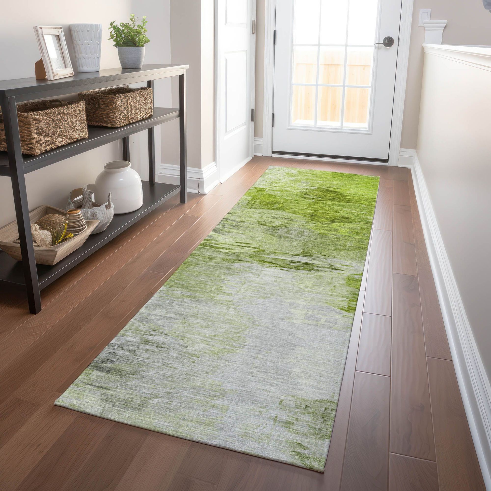 Machine Made ACN595 Aloe Green Rugs #color_aloe green