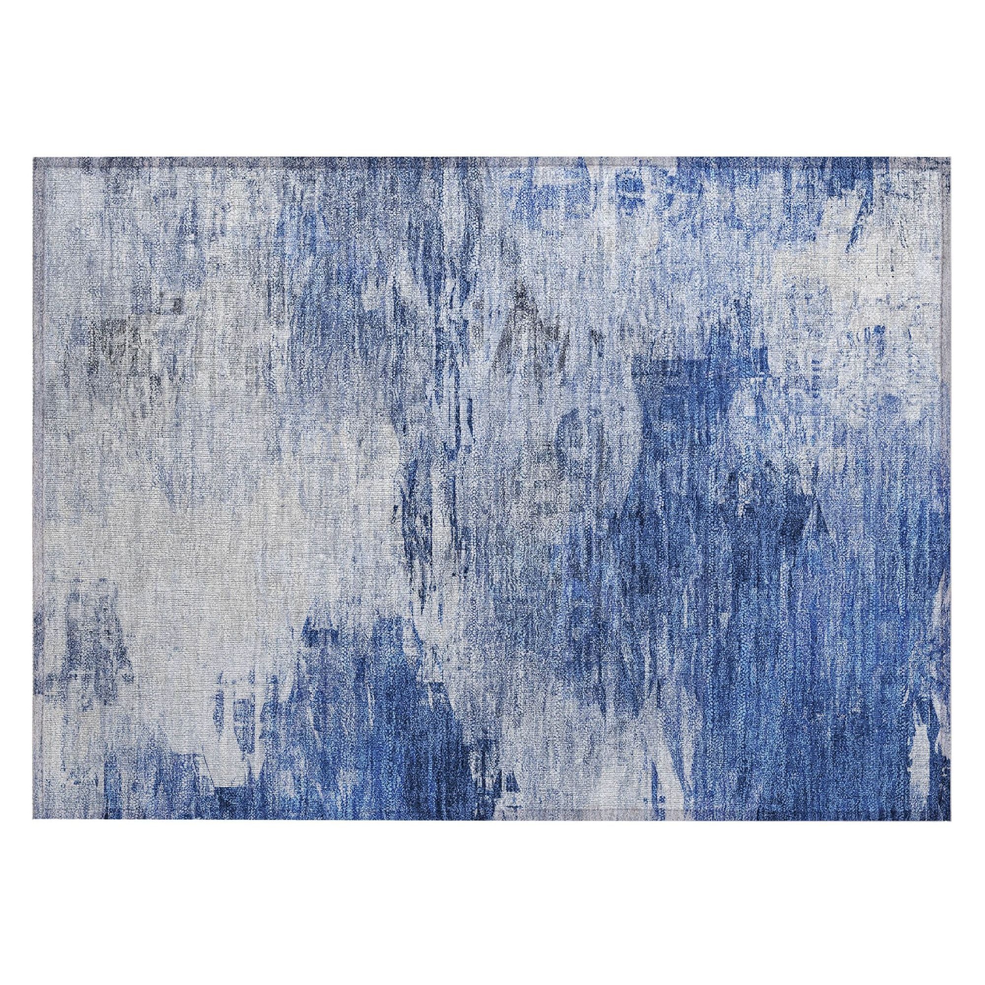 Machine Made ACN595 Blue  Rugs #color_blue 