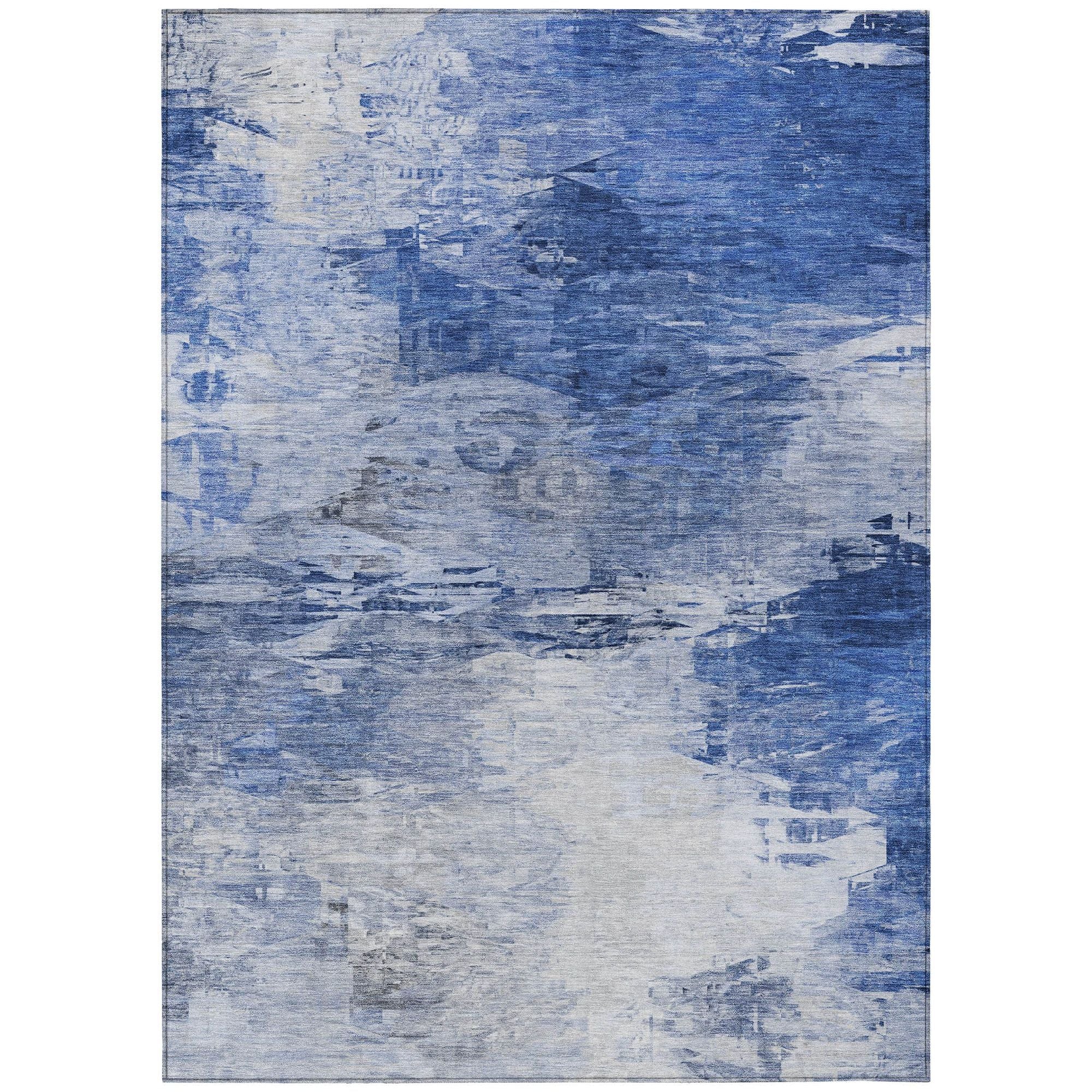 Machine Made ACN595 Blue  Rugs #color_blue 