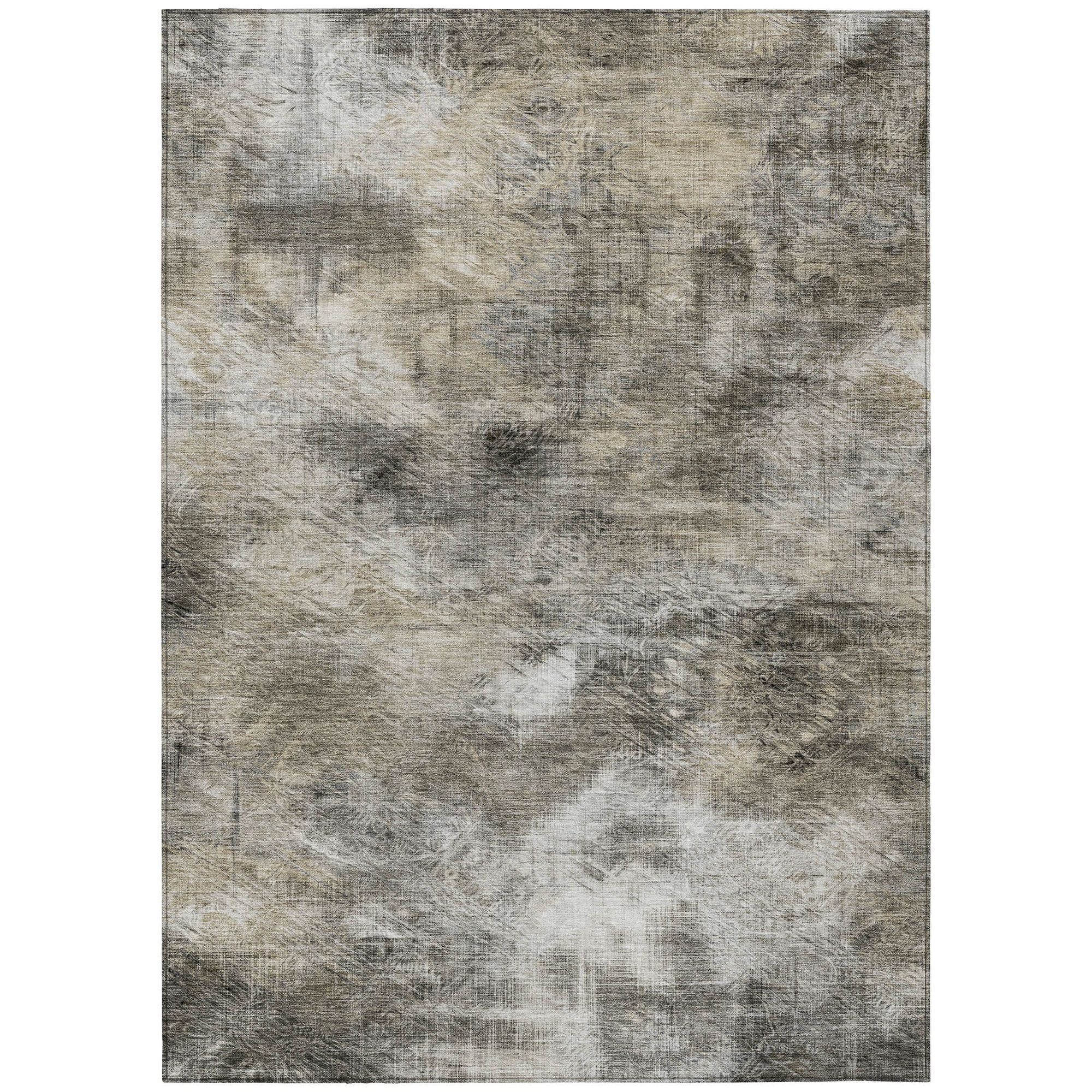 Machine Made ACN596 Beige Brown Rugs #color_beige brown