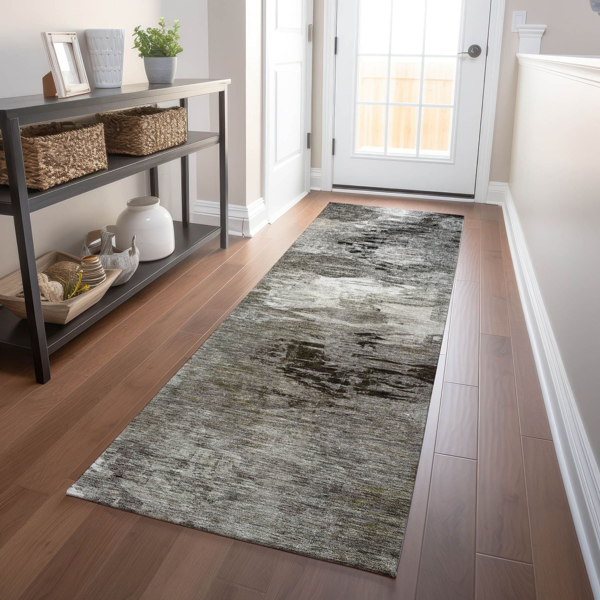 Machine Made ACN597 Taupe Brown Rugs #color_taupe brown