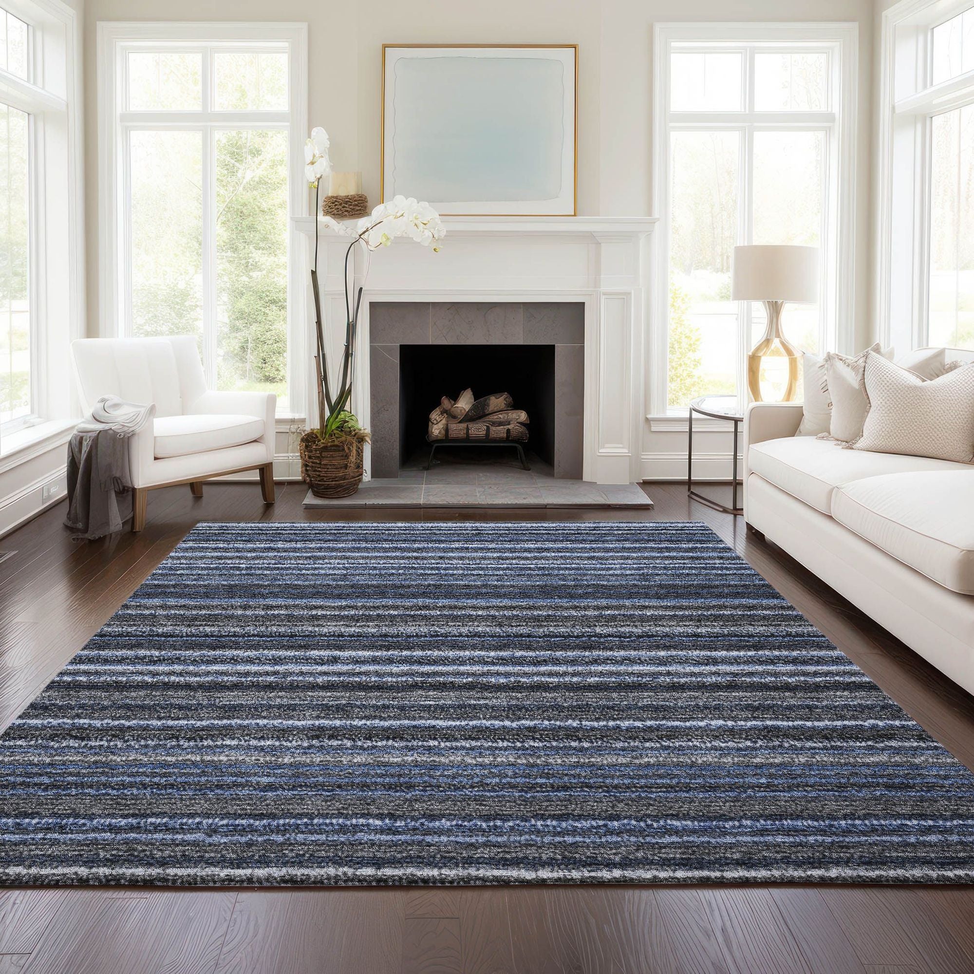 Machine Made ACN598 Blue  Rugs #color_blue 