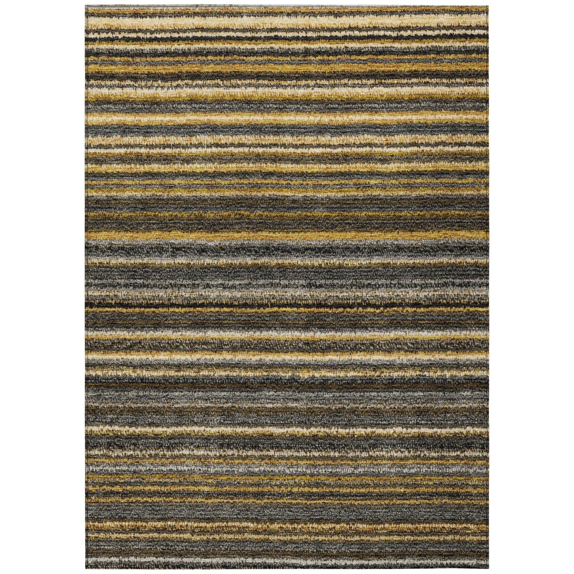 Machine Made ACN598 Gold  Rugs #color_gold 