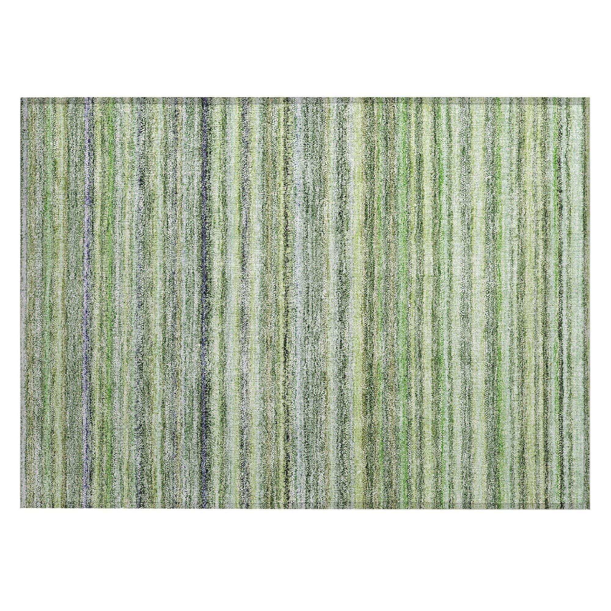 Machine Made ACN598 Green  Rugs #color_green 