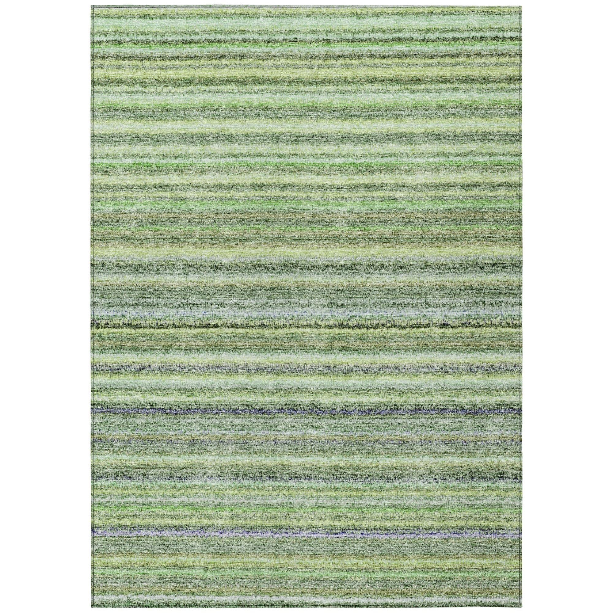 Machine Made ACN598 Green  Rugs #color_green 