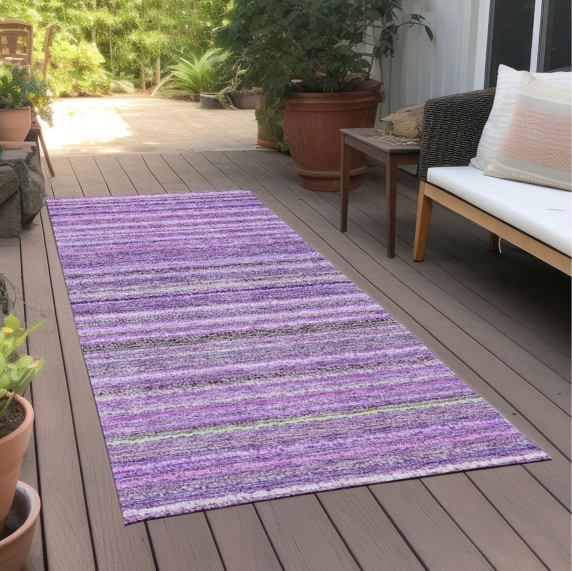 Machine Made ACN598 Purple  Rugs #color_purple 