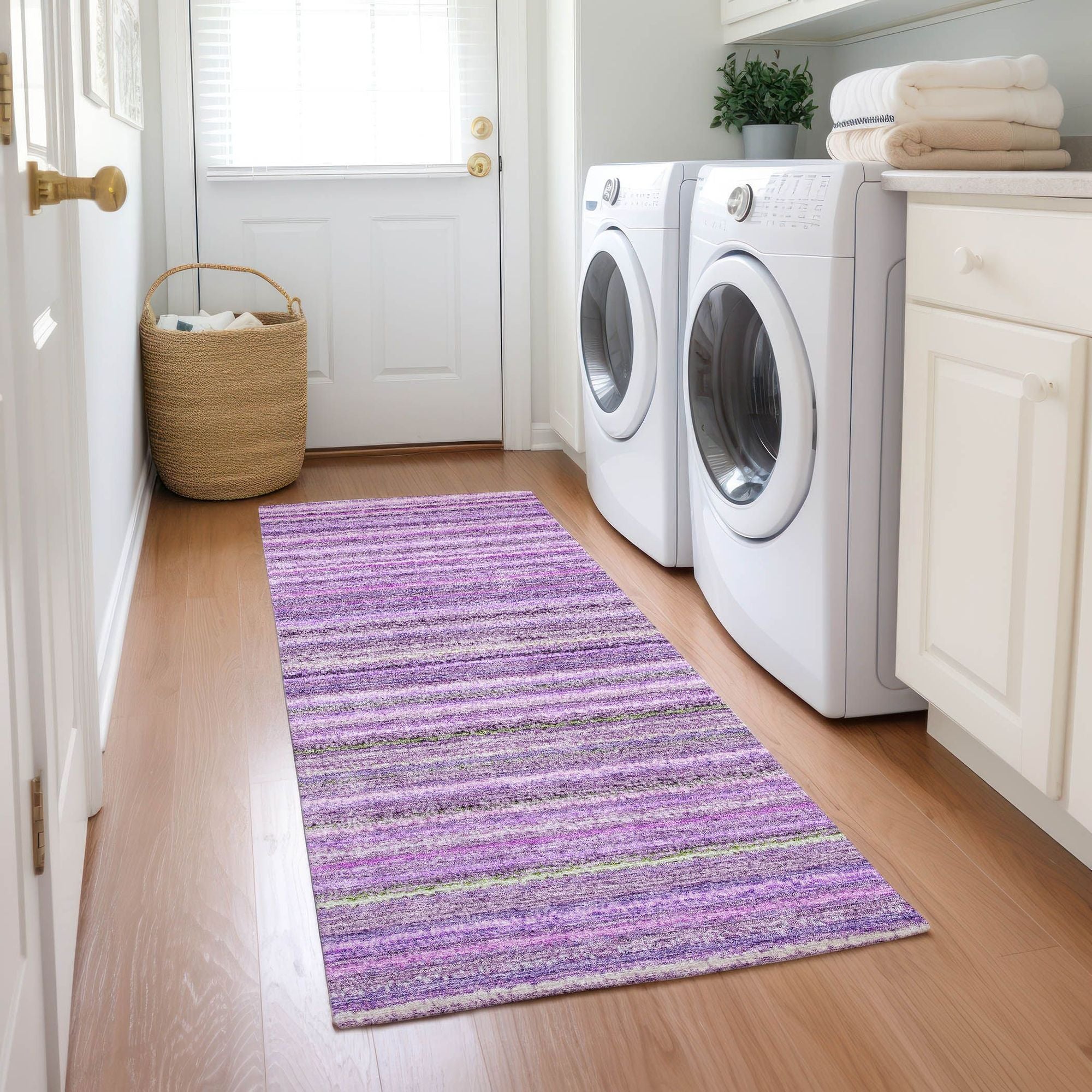 Machine Made ACN598 Purple  Rugs #color_purple 