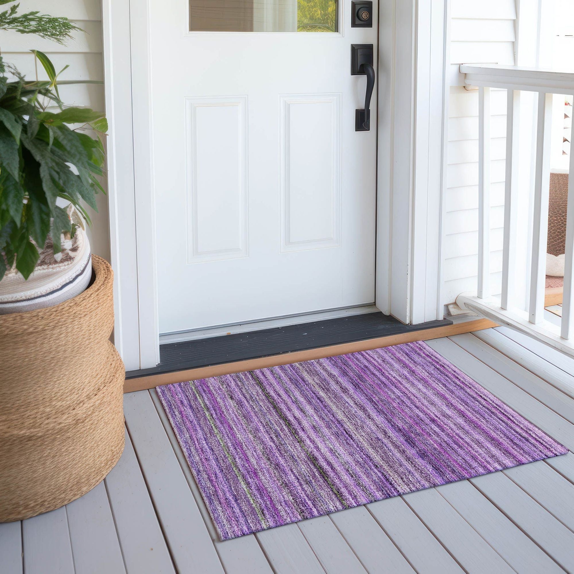 Machine Made ACN598 Purple  Rugs #color_purple 