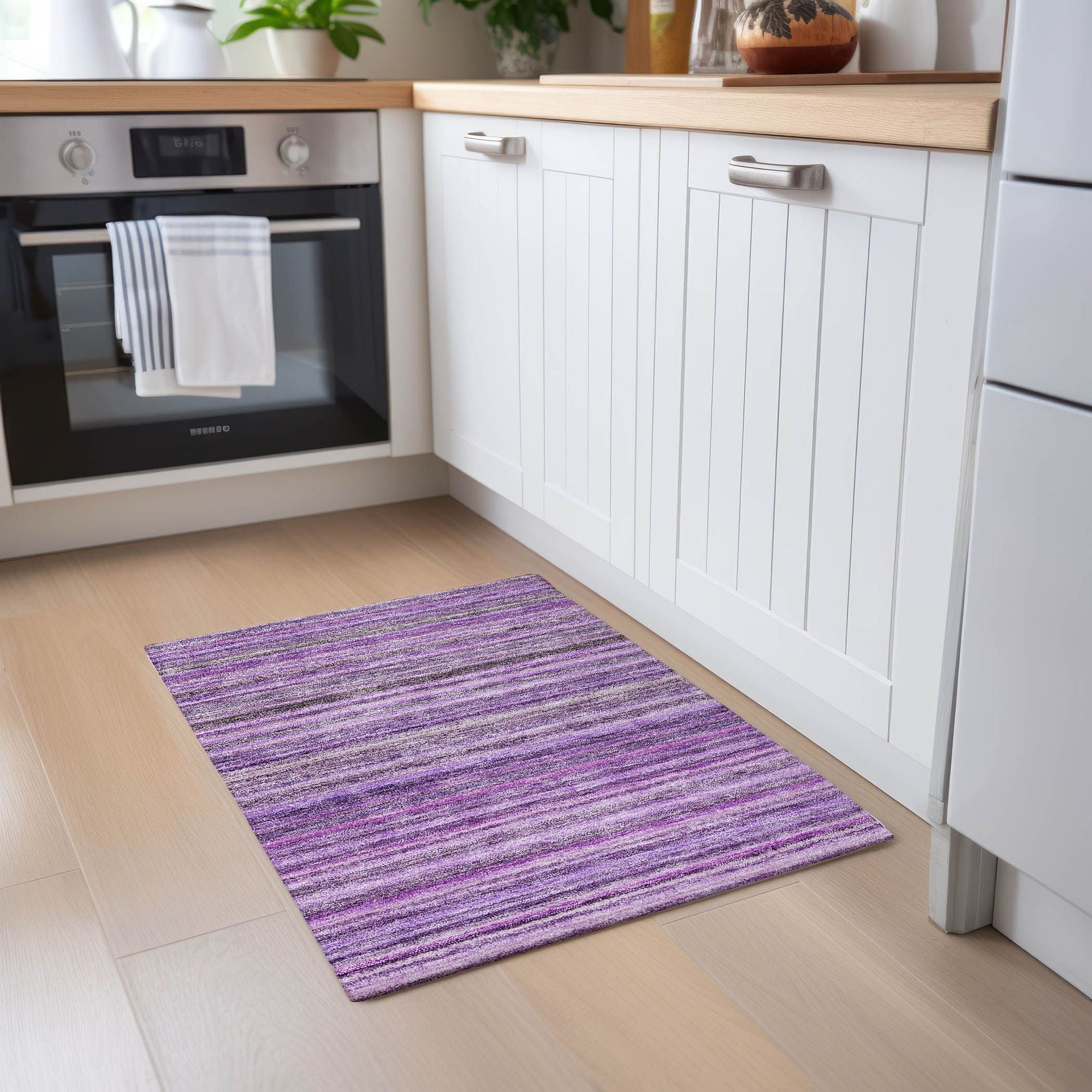 Machine Made ACN598 Purple  Rugs #color_purple 