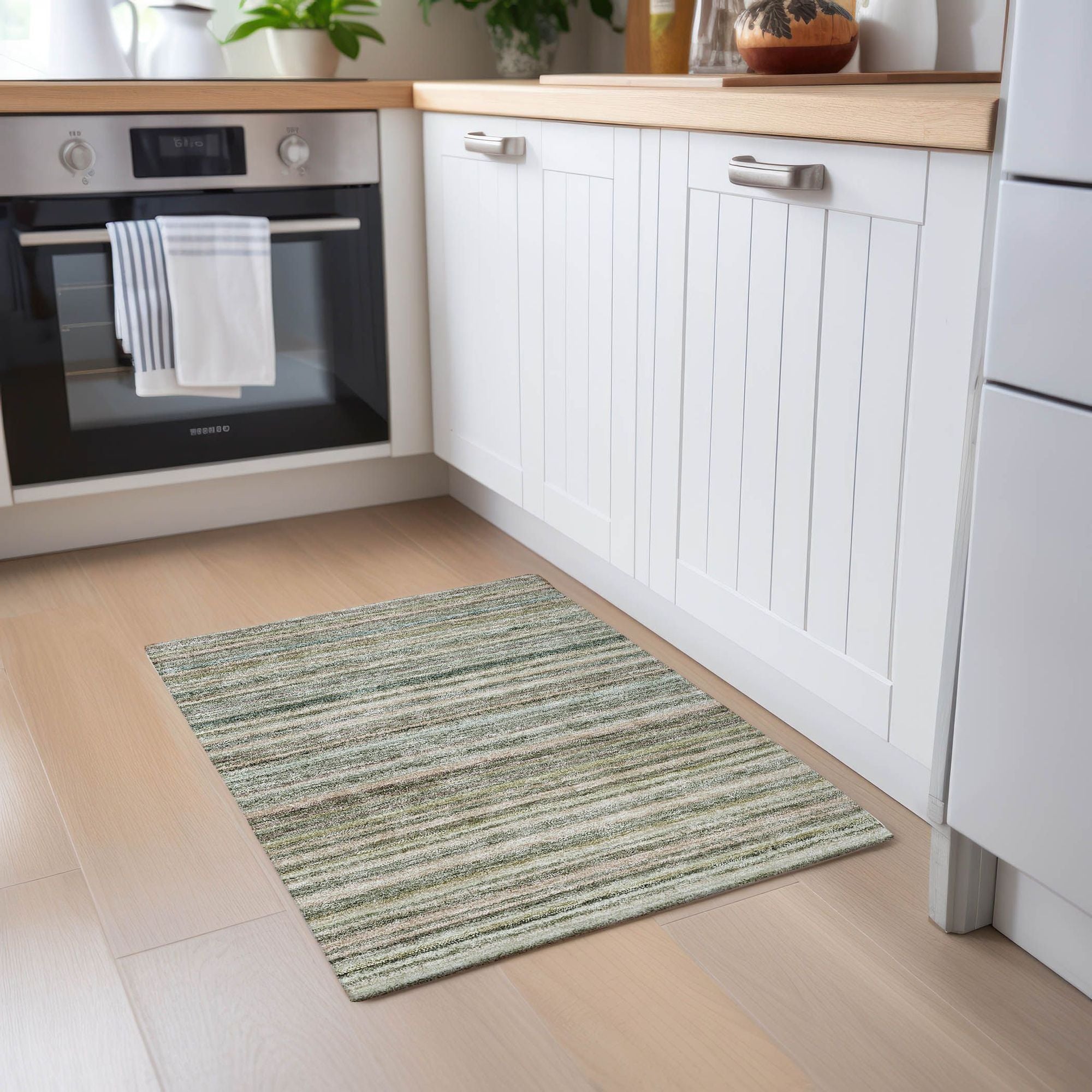 Machine Made ACN598 Sage Green Rugs #color_sage green