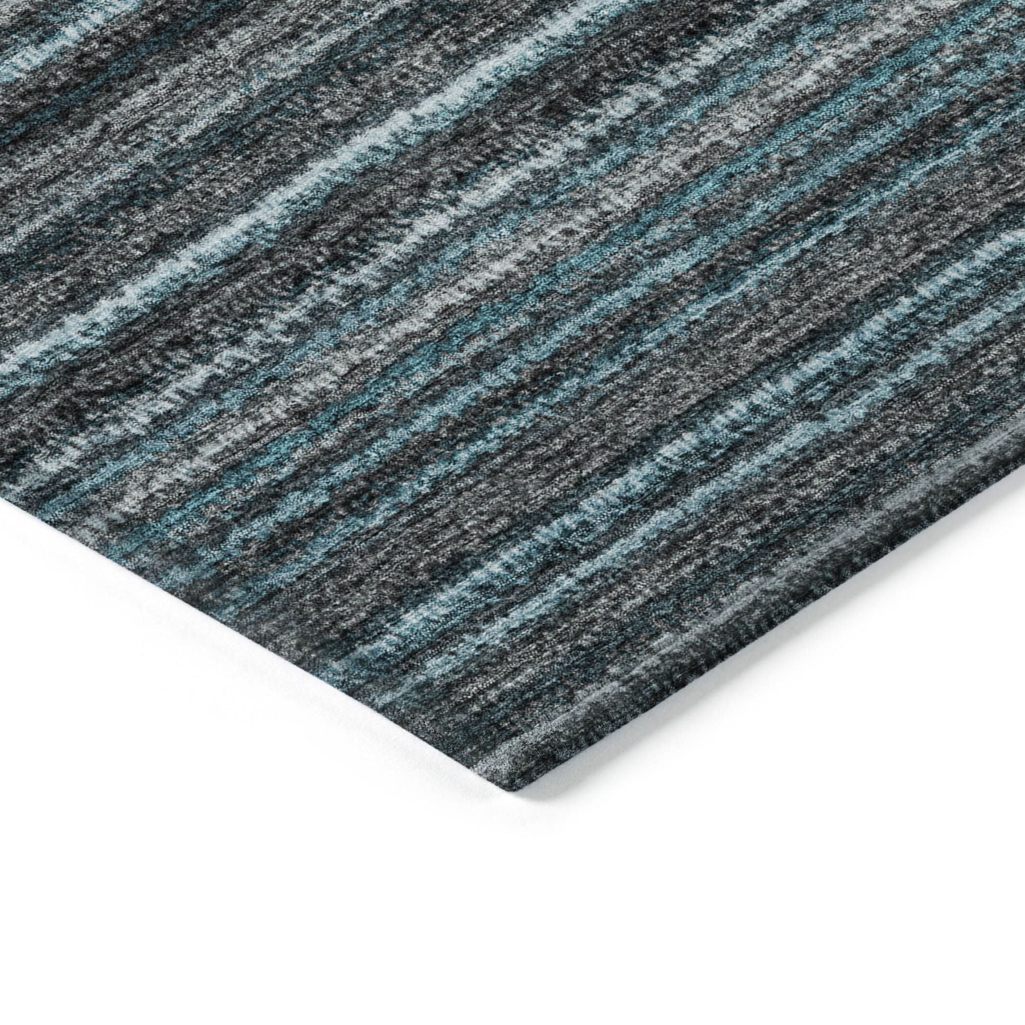 Machine Made ACN598 Teal  Rugs #color_teal 