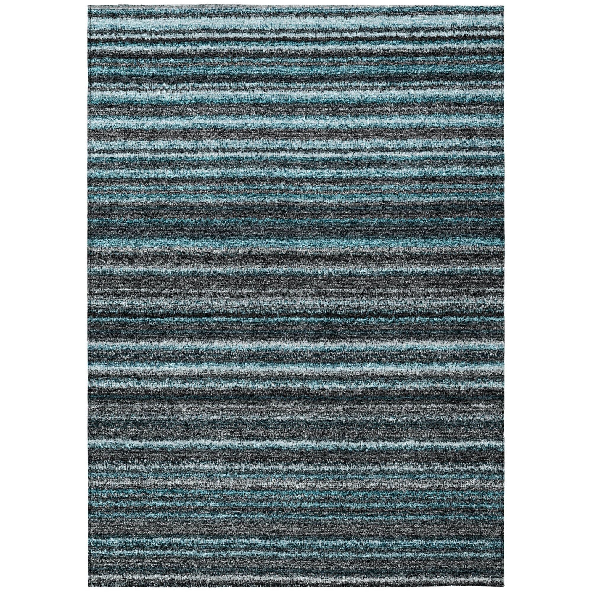 Machine Made ACN598 Teal  Rugs #color_teal 