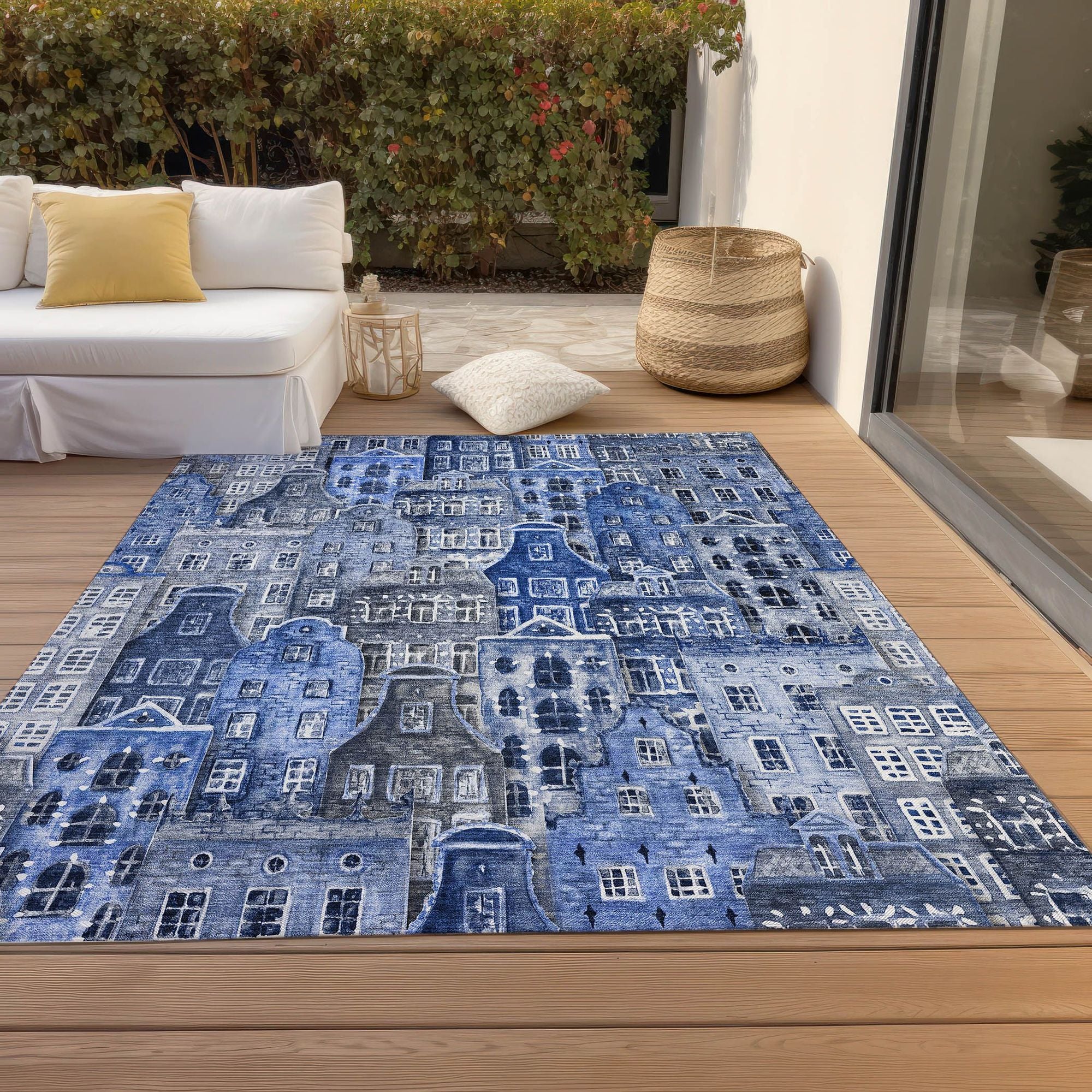 Machine Made ACN600 Blue  Rugs #color_blue 