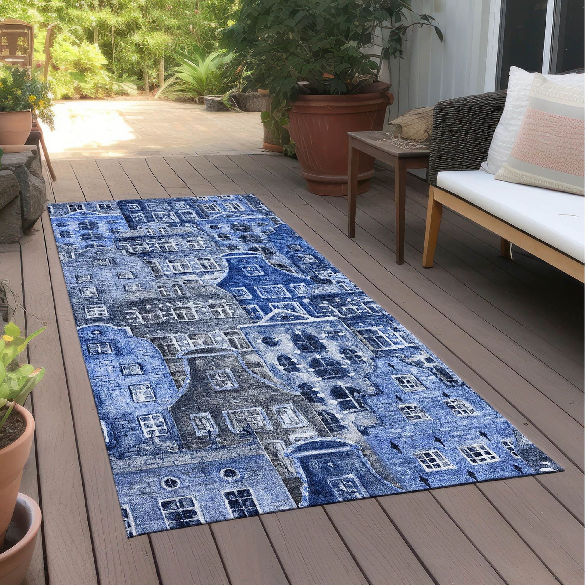 Machine Made ACN600 Blue  Rugs #color_blue 