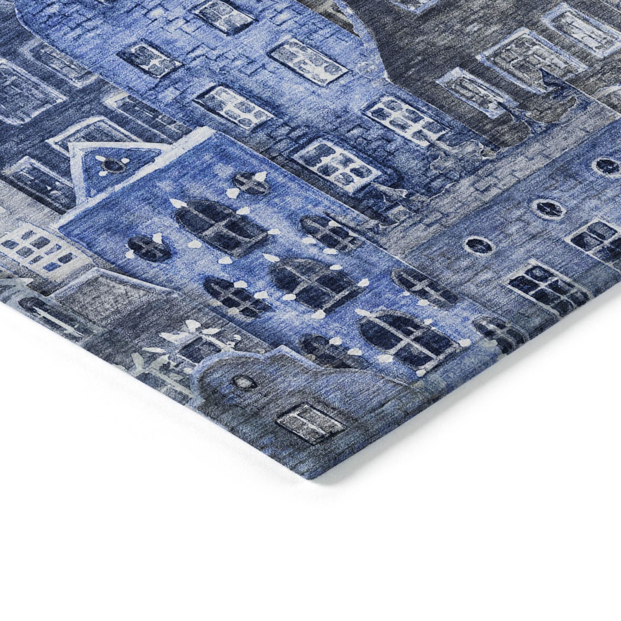 Machine Made ACN600 Blue  Rugs #color_blue 