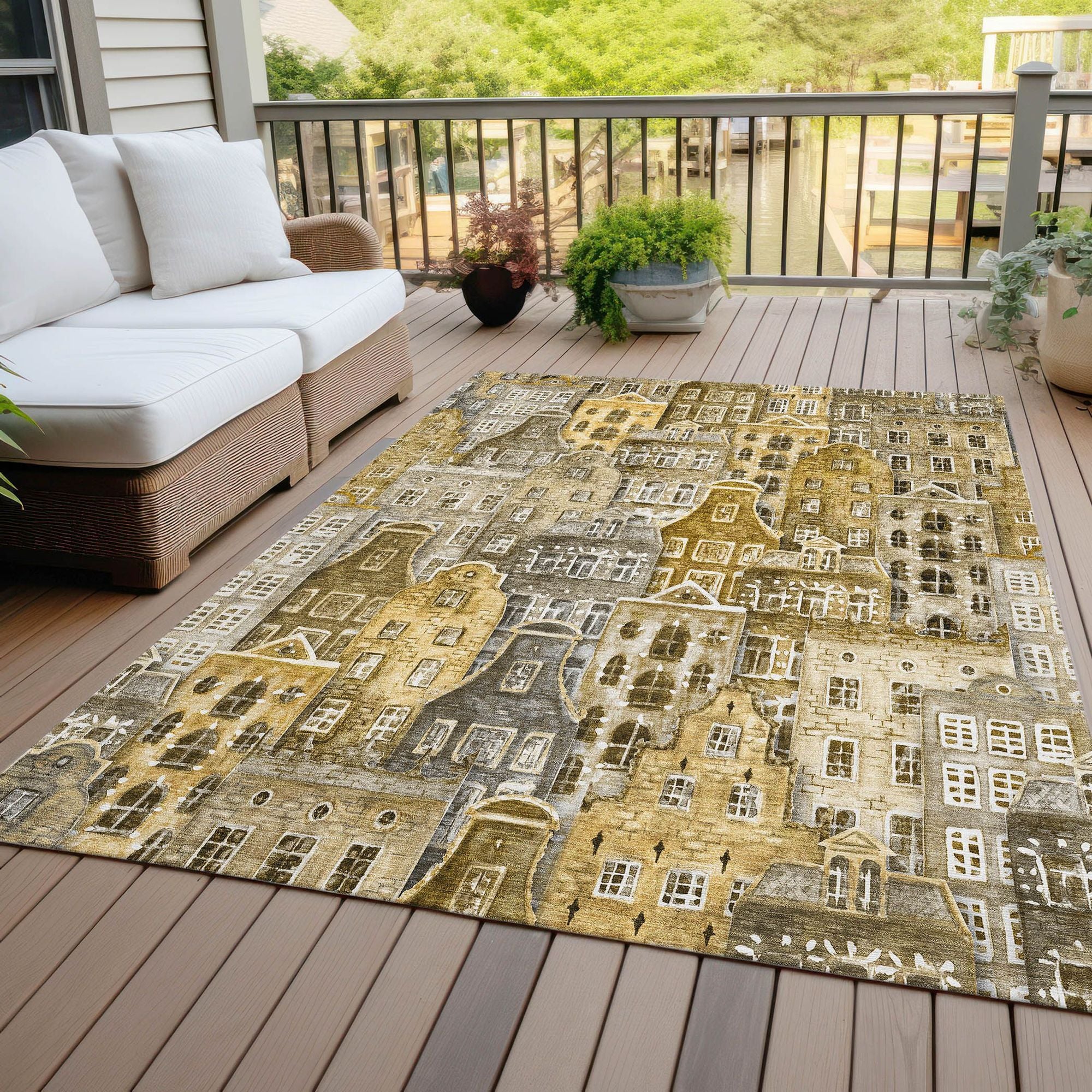 Machine Made ACN600 Brown  Rugs #color_brown 