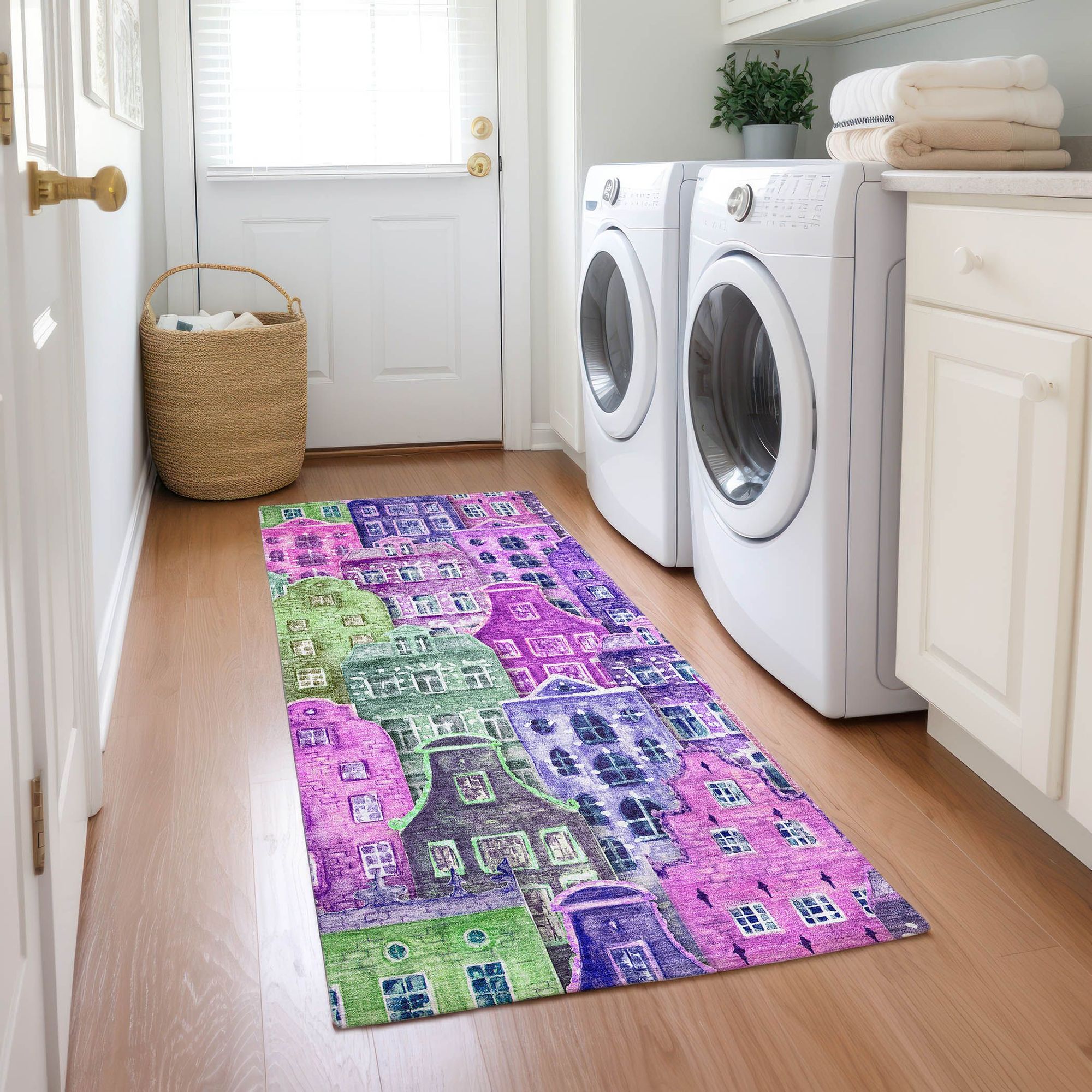 Machine Made ACN600 Purple  Rugs #color_purple 