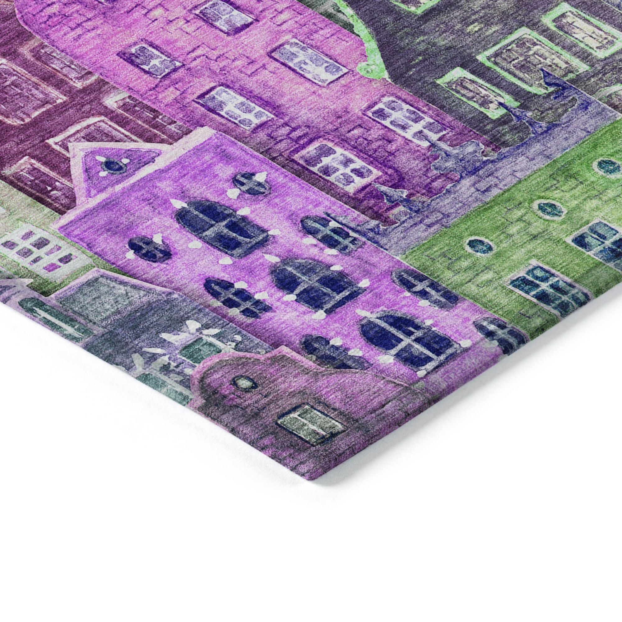 Machine Made ACN600 Purple  Rugs #color_purple 