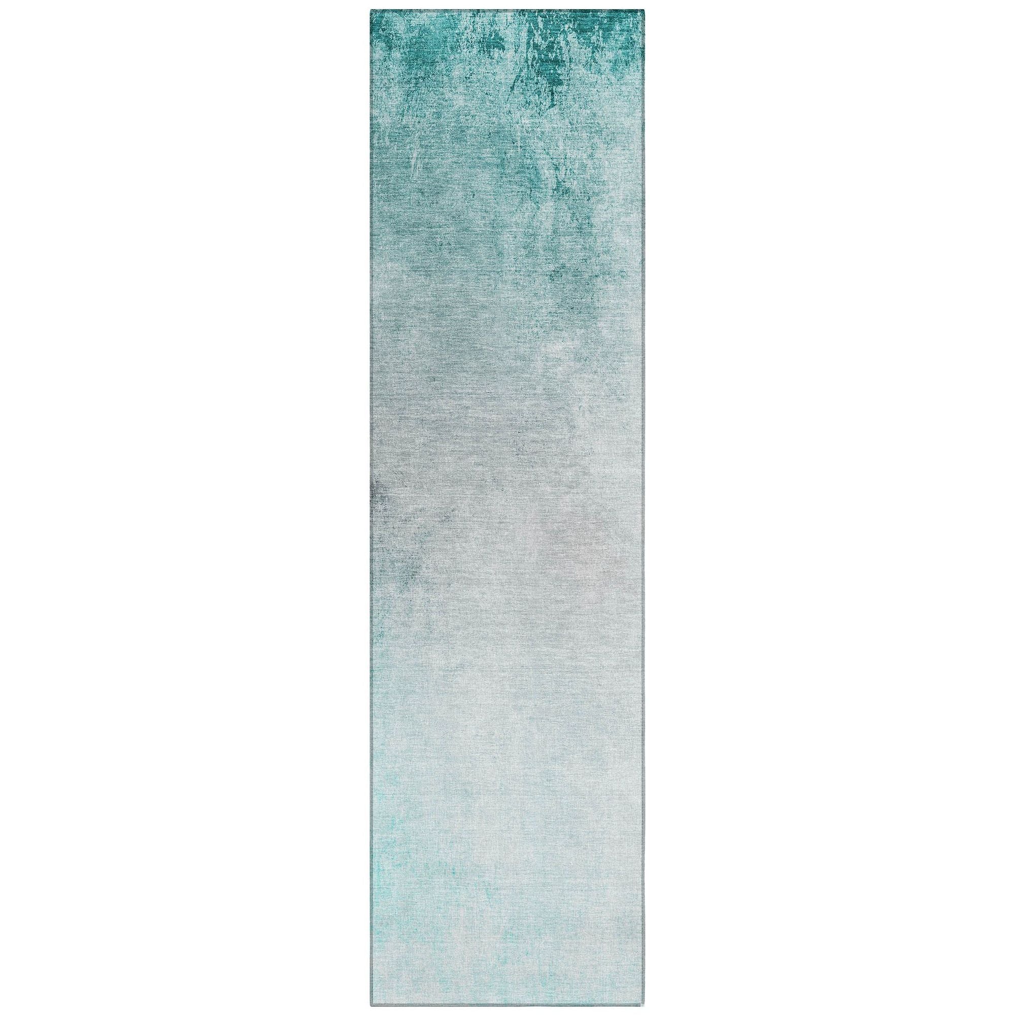 Machine Made ACN601 Teal  Rugs #color_teal 