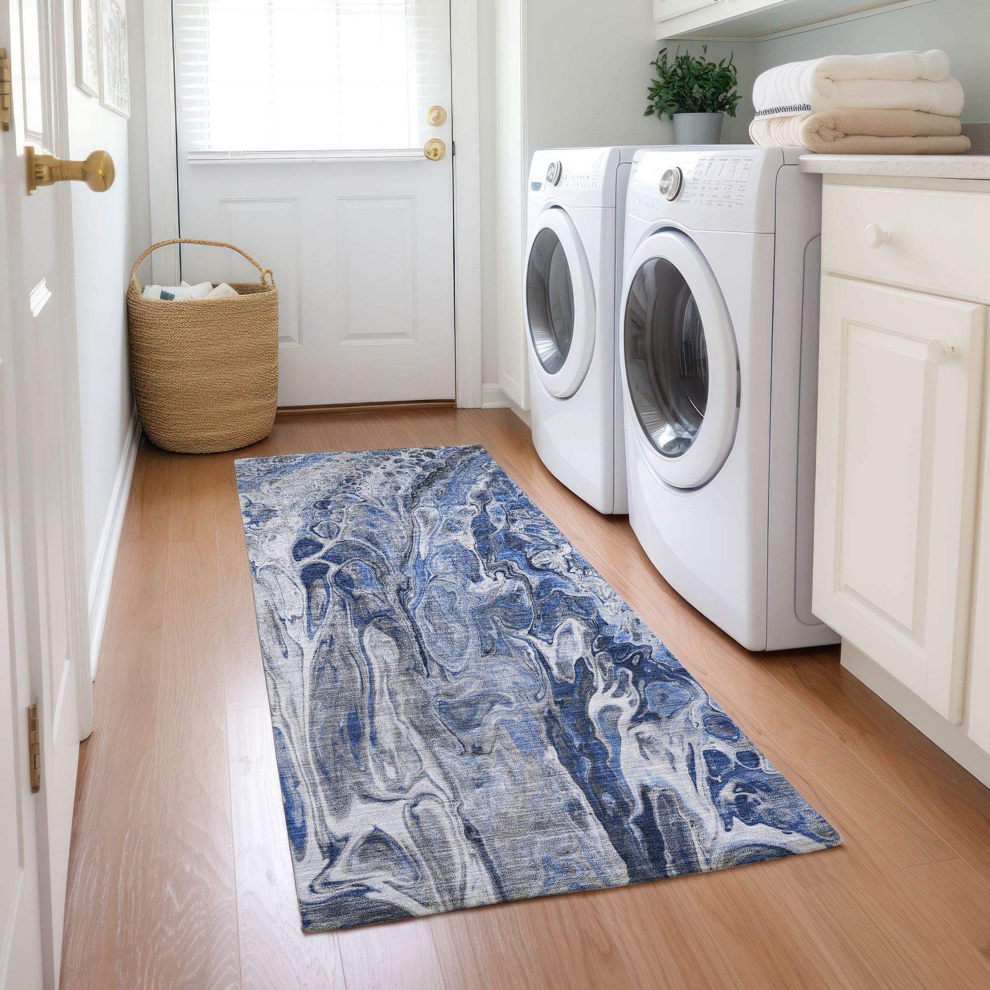 Machine Made ACN602 Blue  Rugs #color_blue 