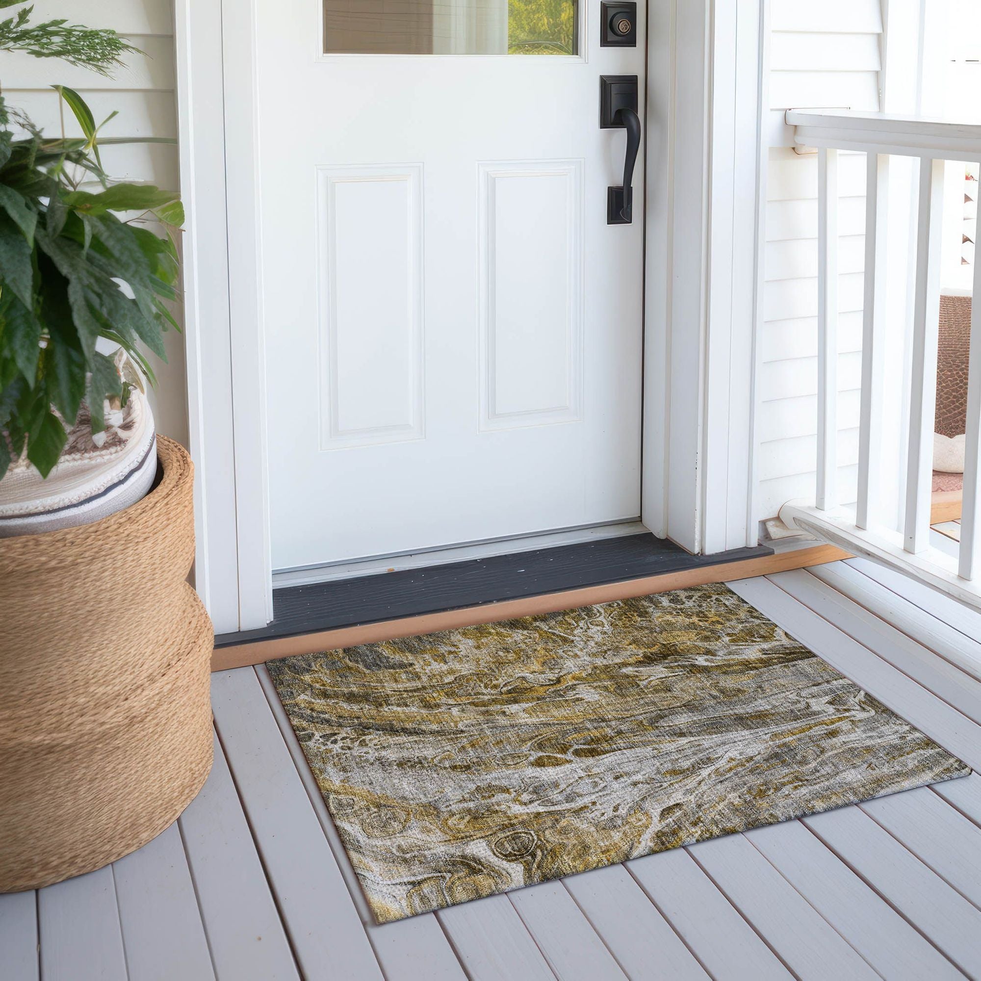 Machine Made ACN602 Brown  Rugs #color_brown 