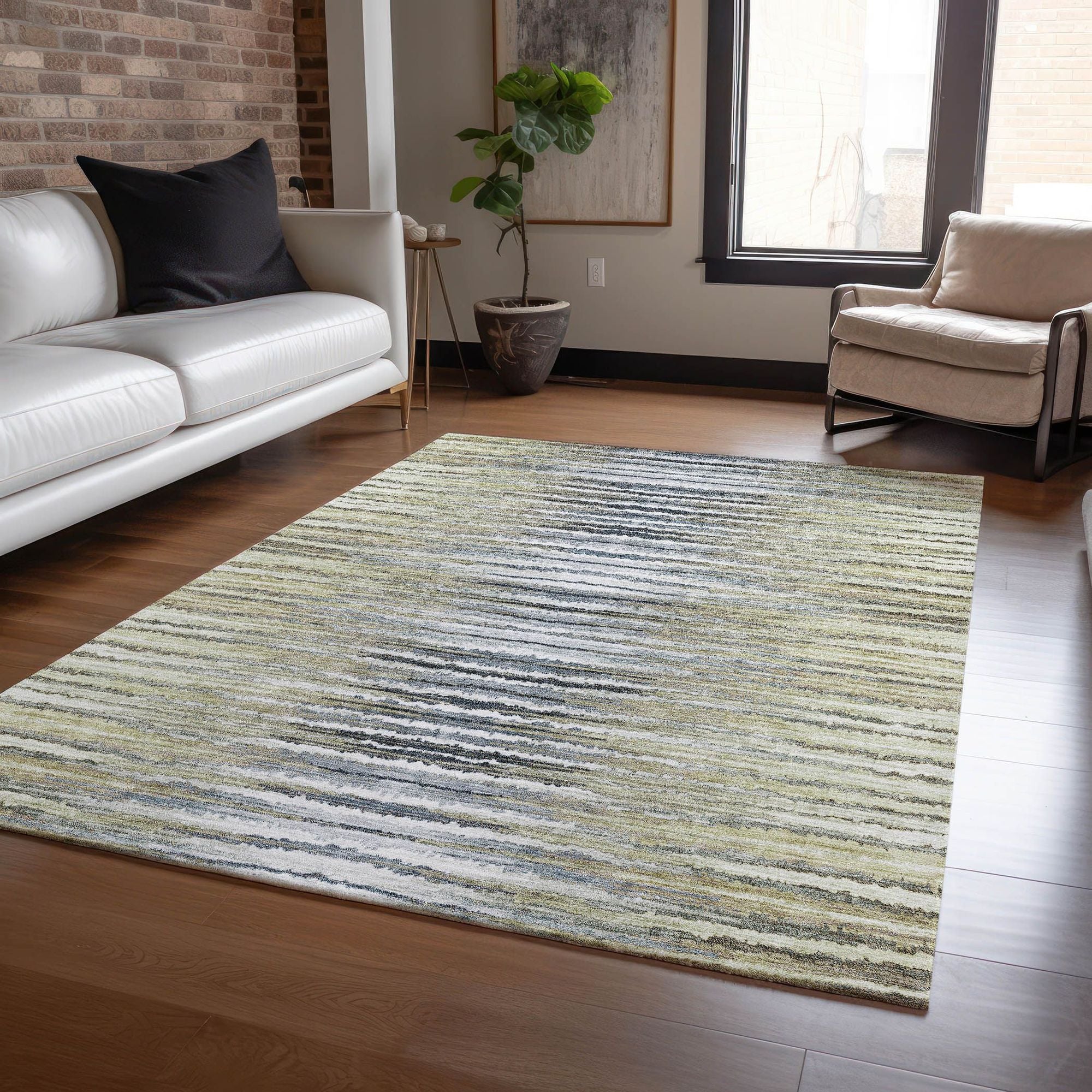 Machine Made ACN604 Beige Brown Rugs #color_beige brown