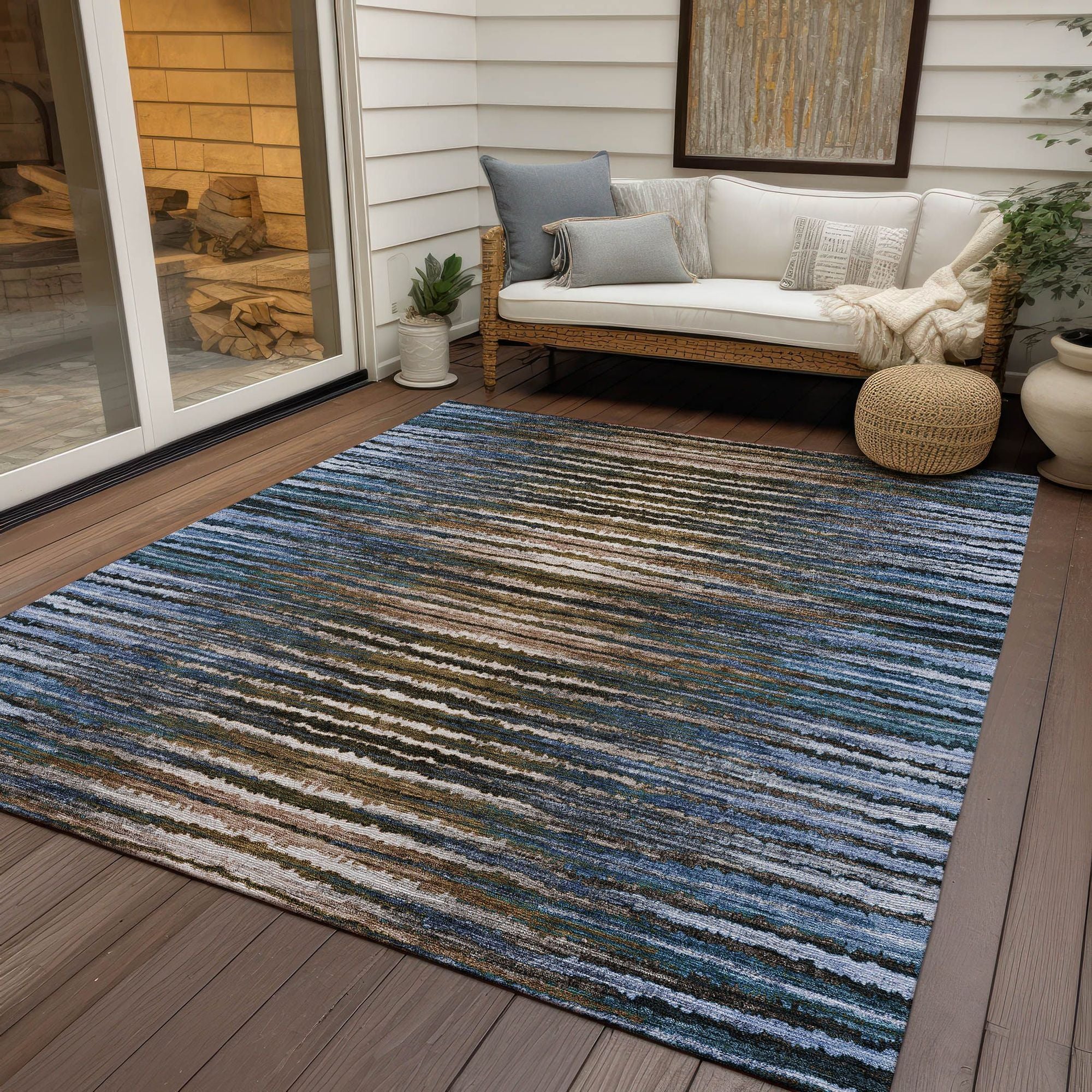 Machine Made ACN604 Blue  Rugs #color_blue 