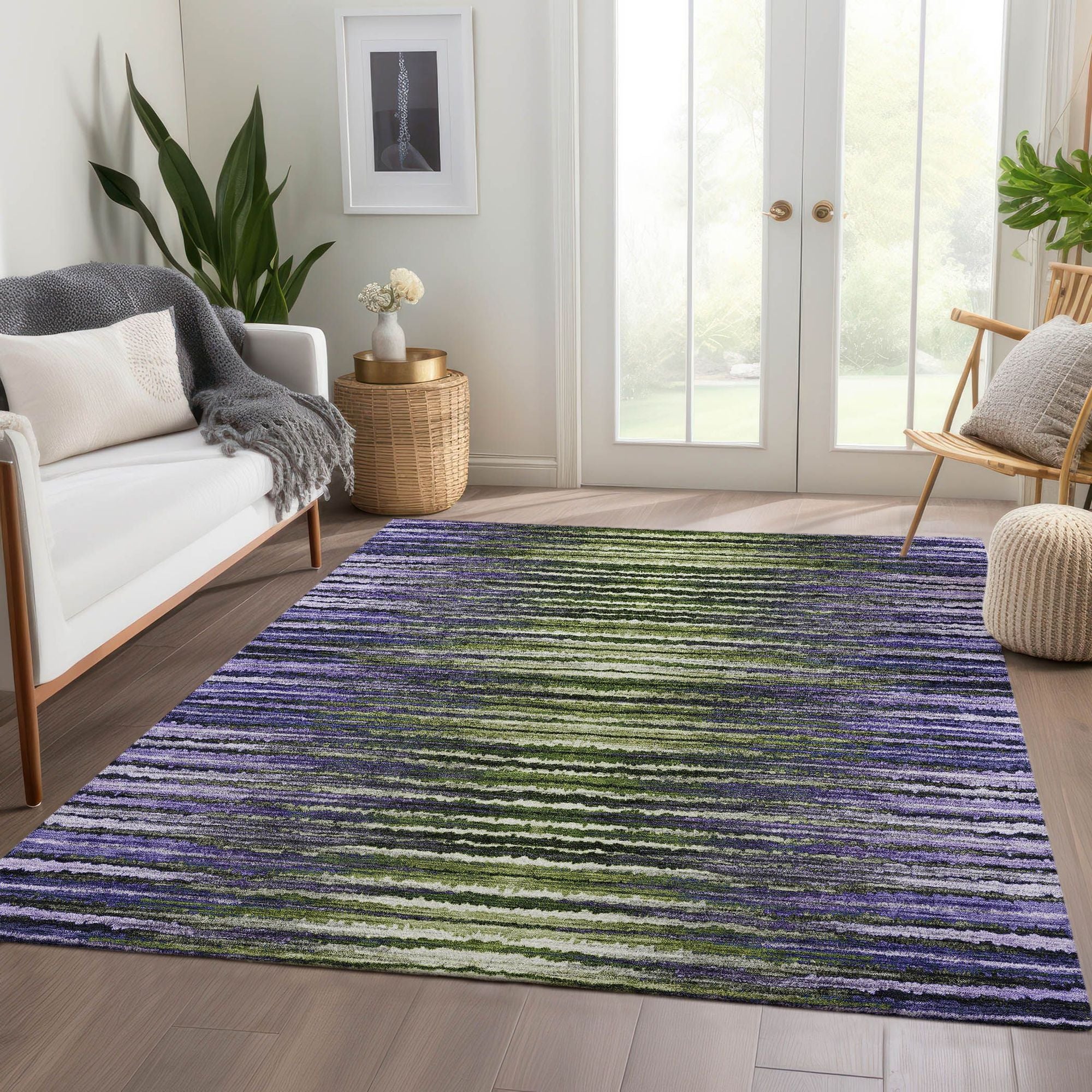 Machine Made ACN604 Purple  Rugs #color_purple 