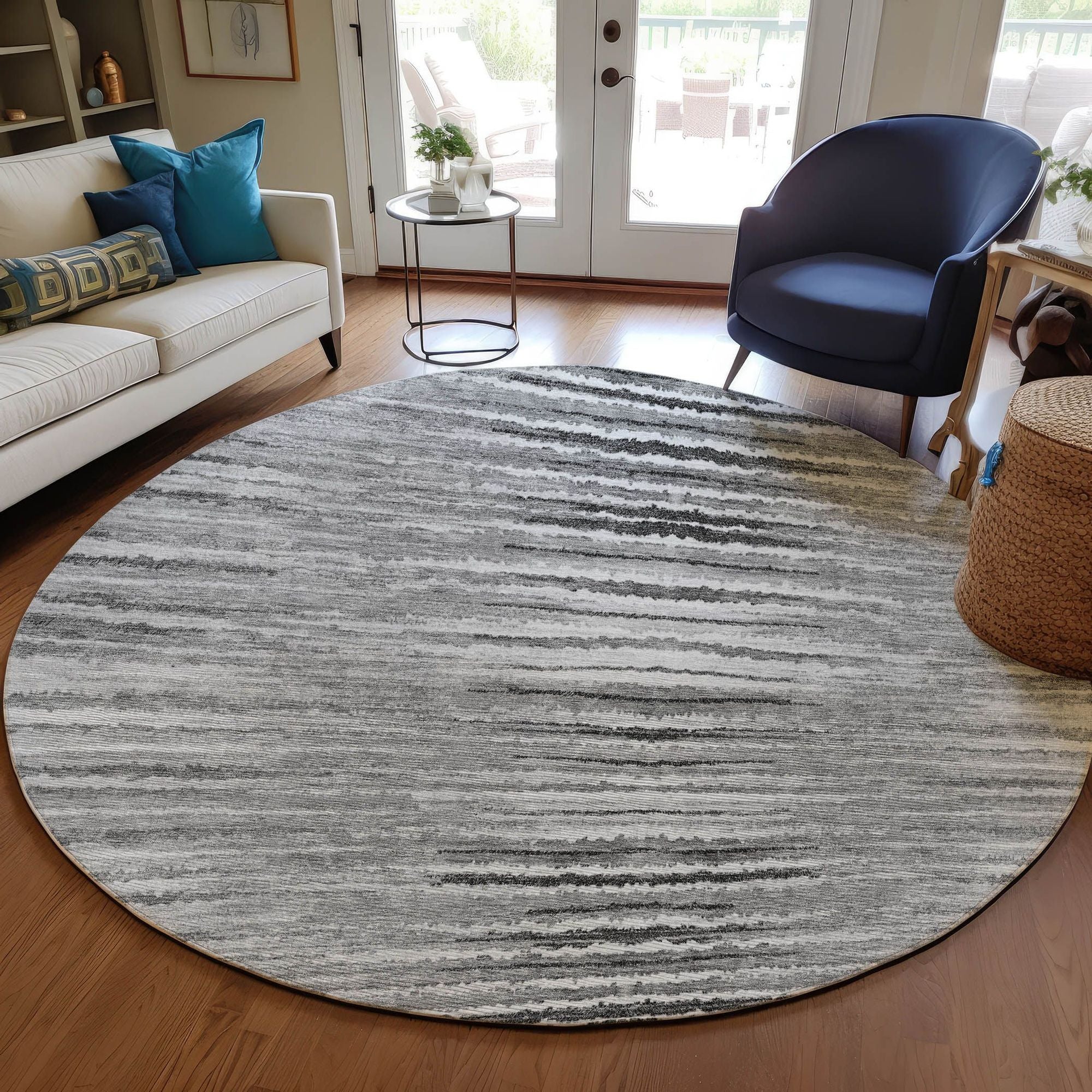 Machine Made ACN604 Silver Gray Rugs #color_silver gray