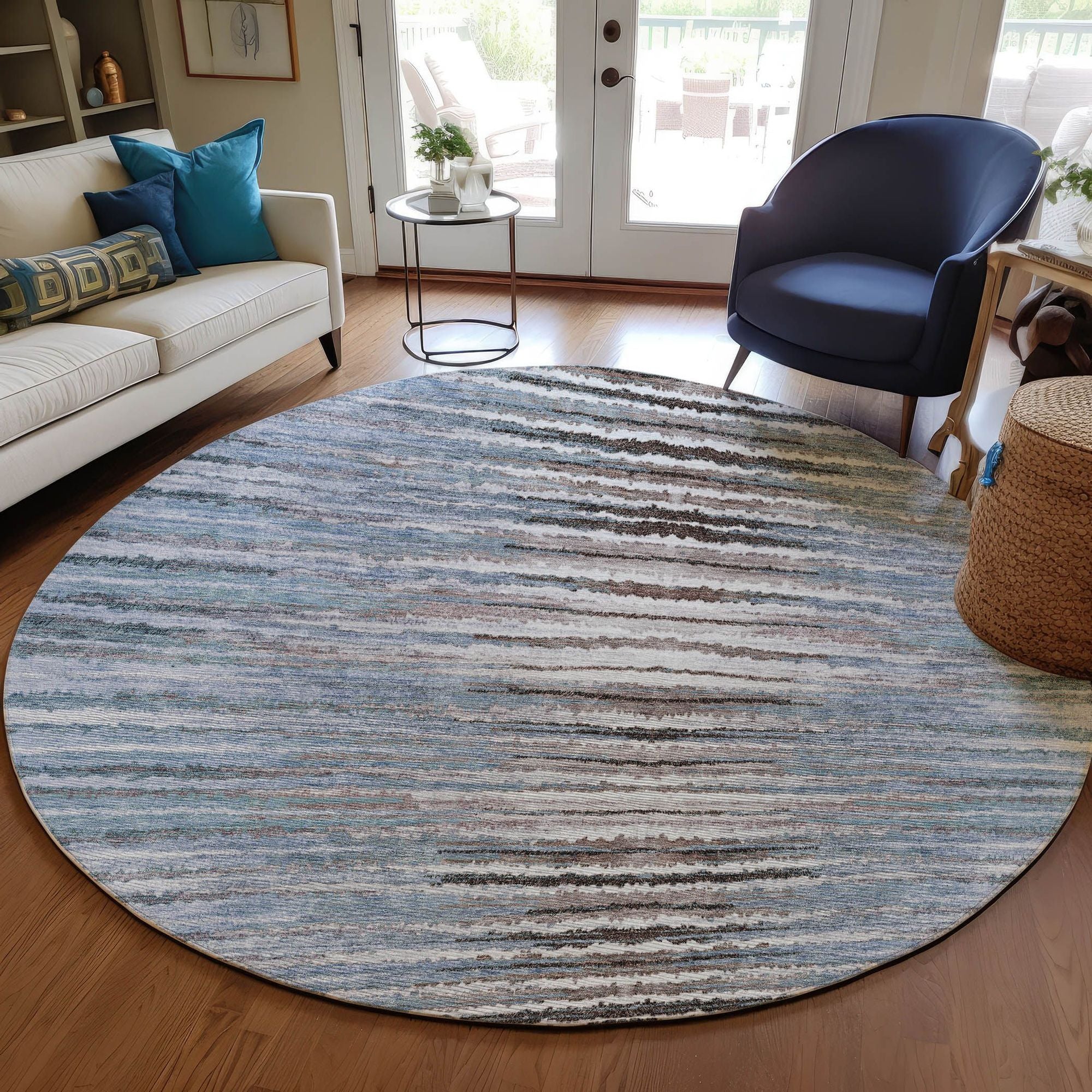 Machine Made ACN604 Sky Blue Rugs #color_sky blue