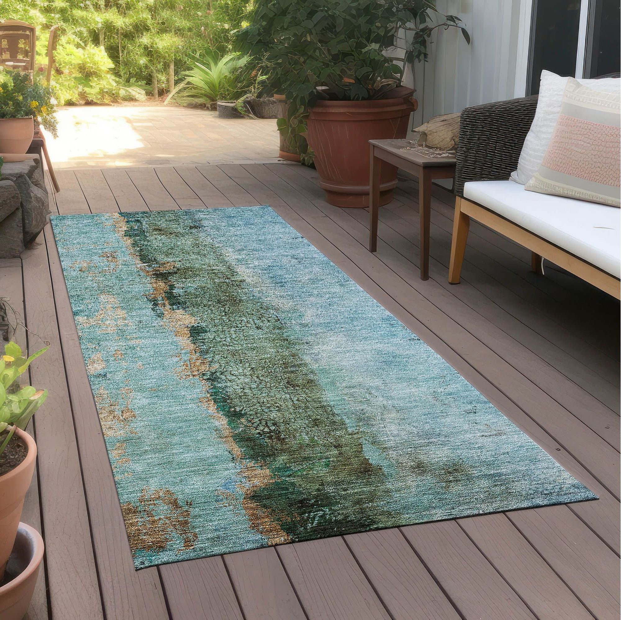 Machine Made ACN605 Blue  Rugs #color_blue 