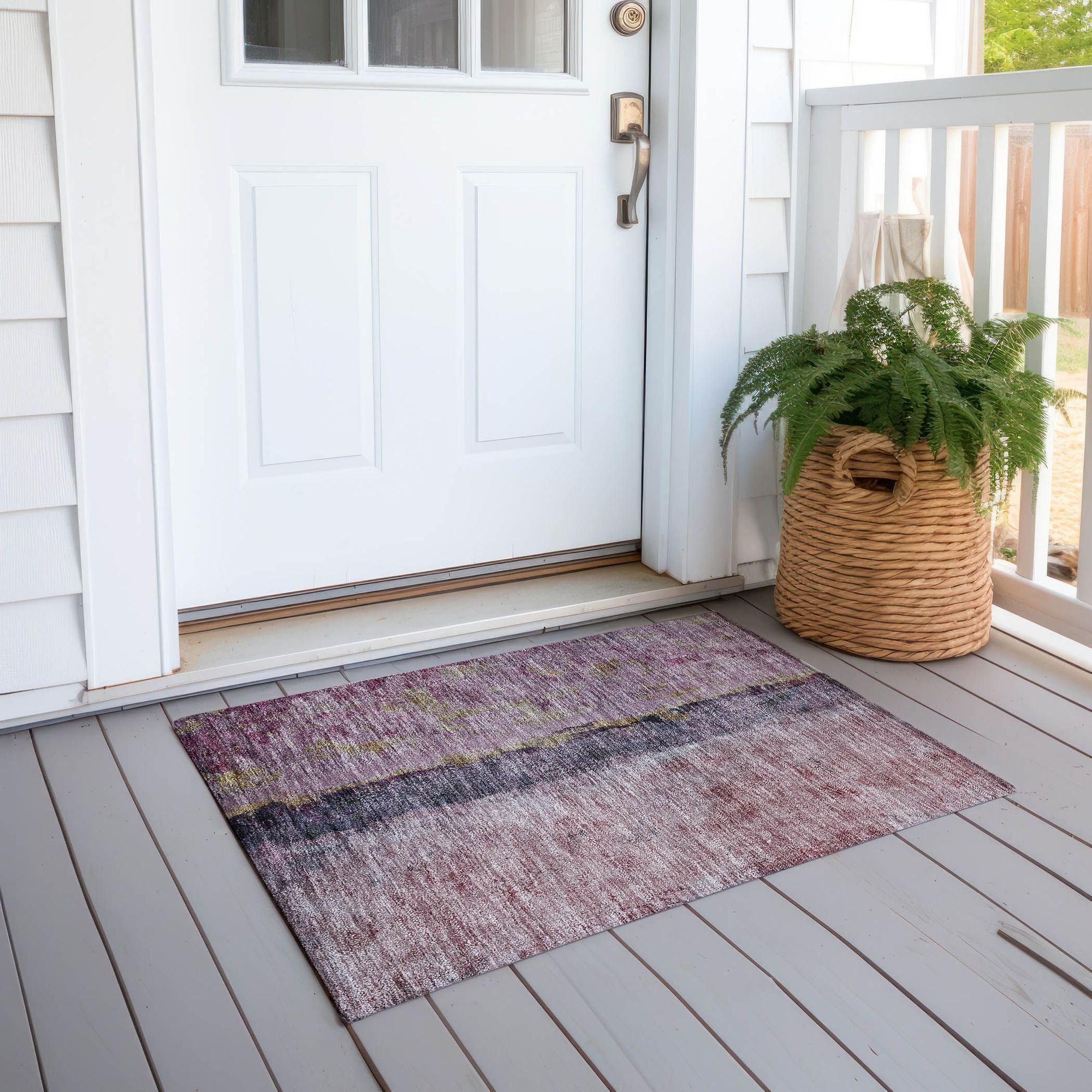 Machine Made ACN605 Blush Pink Rugs #color_blush pink